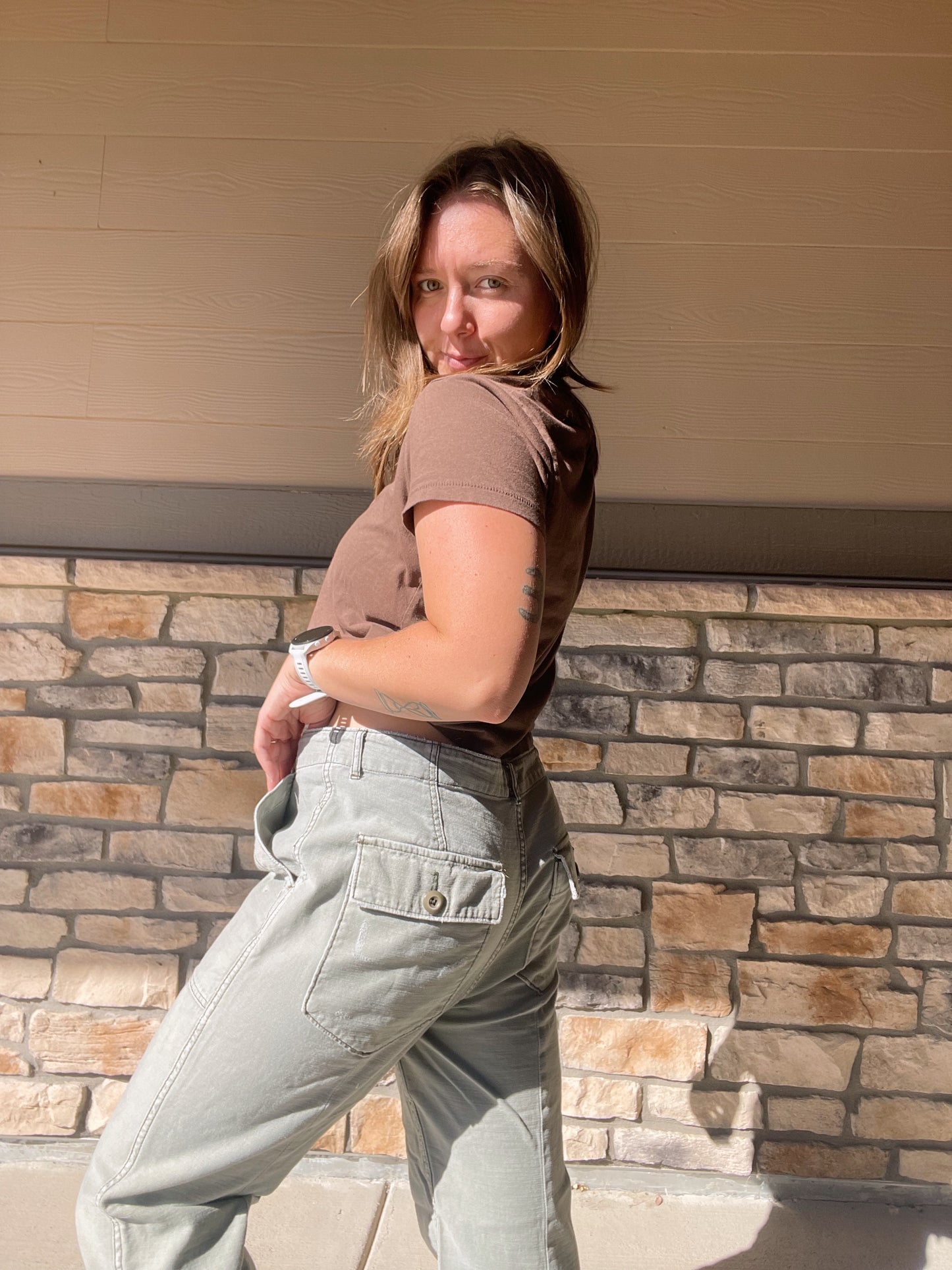 Free People Green Stormbringer Jeans (34)