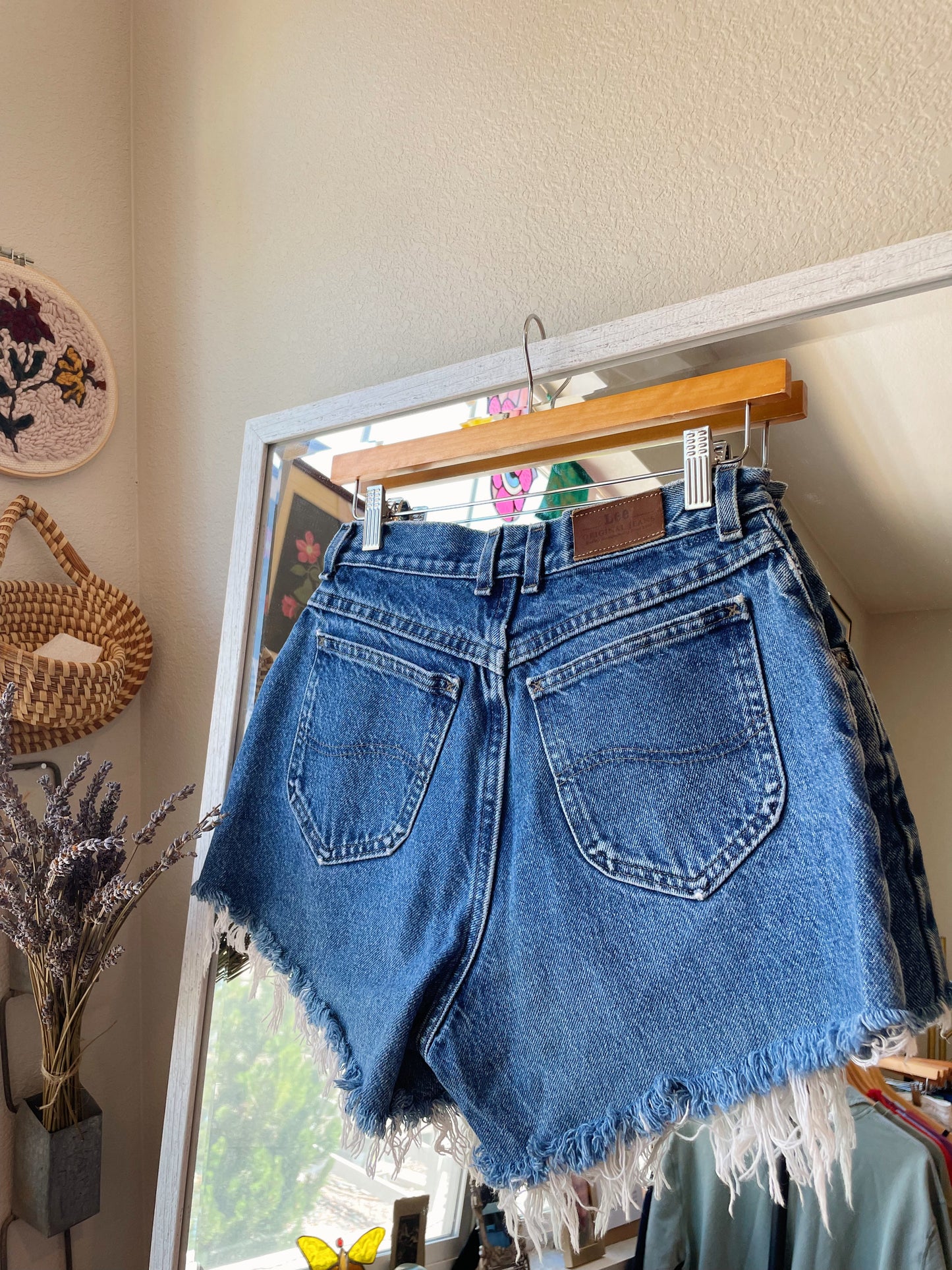 Vintage Lee Denim Shorts (26)
