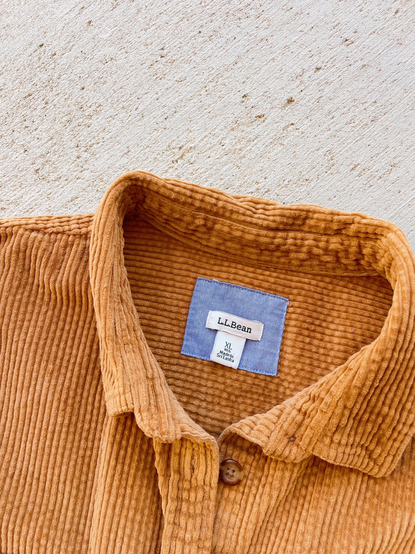 LL Bean Corduroy Shacket w/ Pockets (XL)