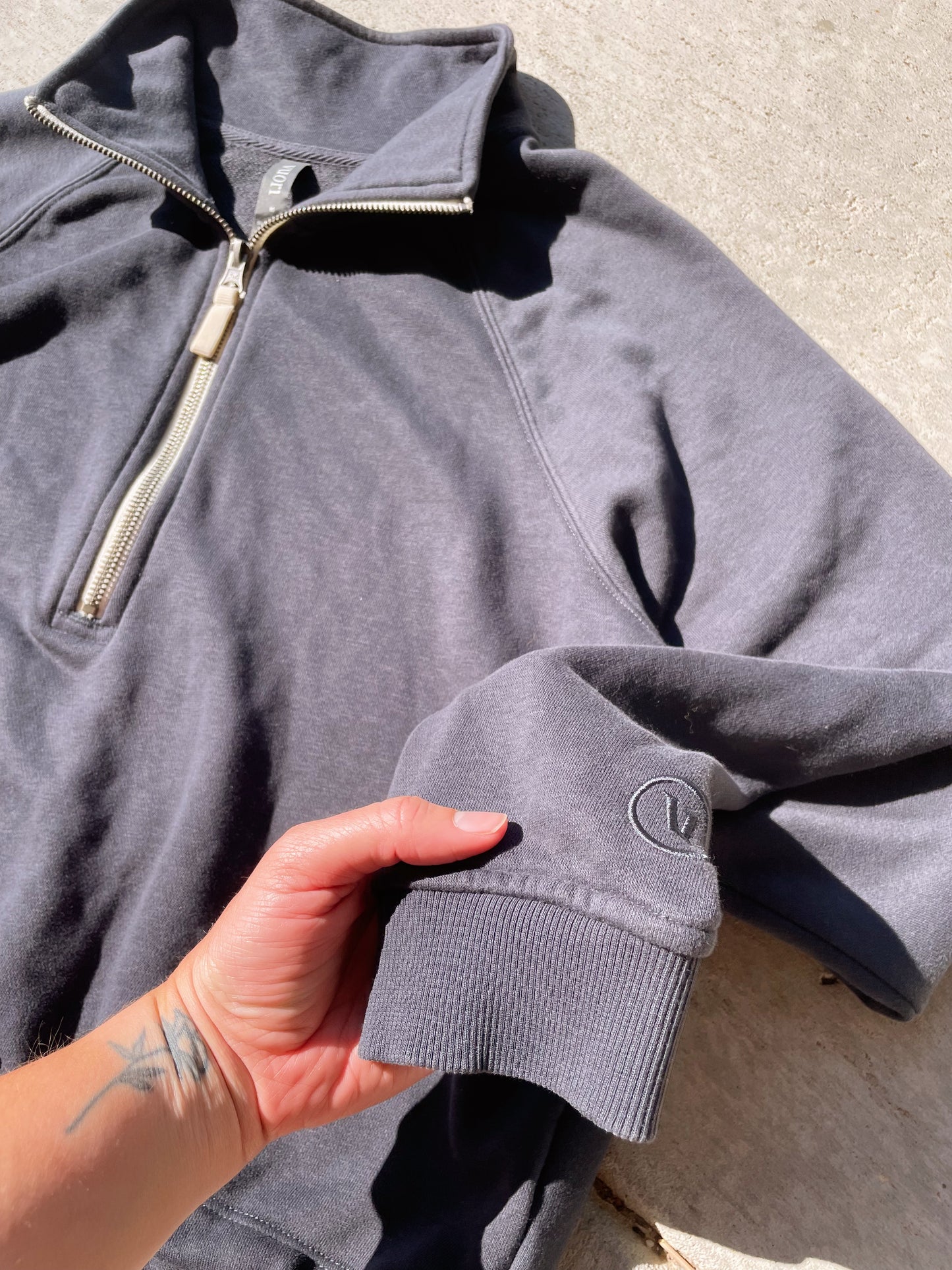 Vuori Charcoal 1/2 Zip (M)