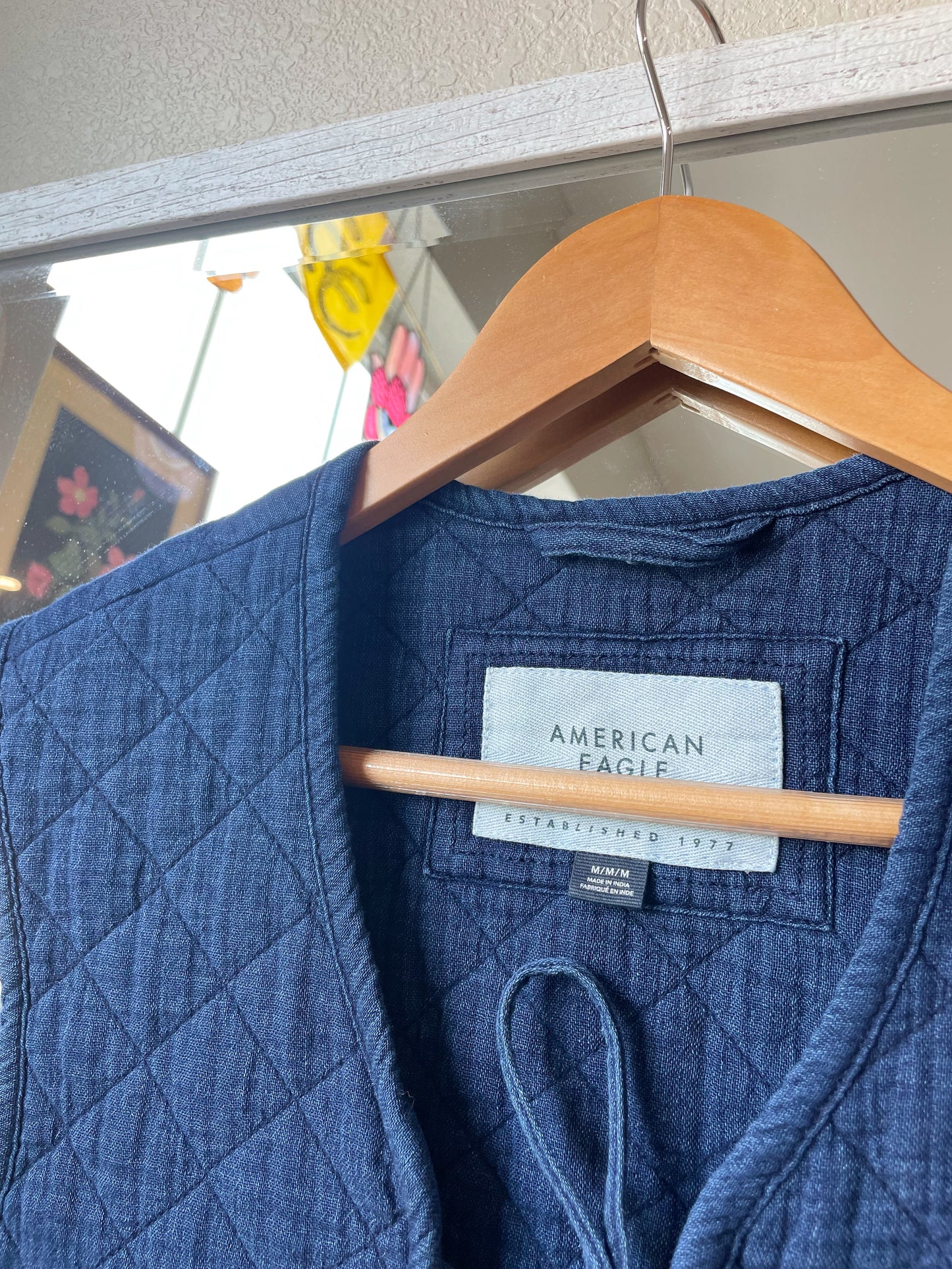 AE Quilted Tie Vest (M)