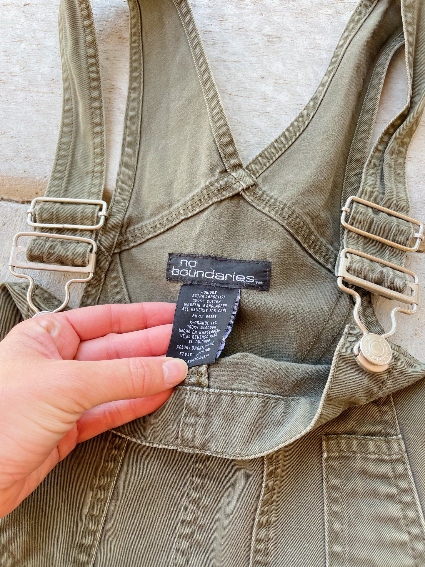 Vintage Green Shortalls (L/XL)