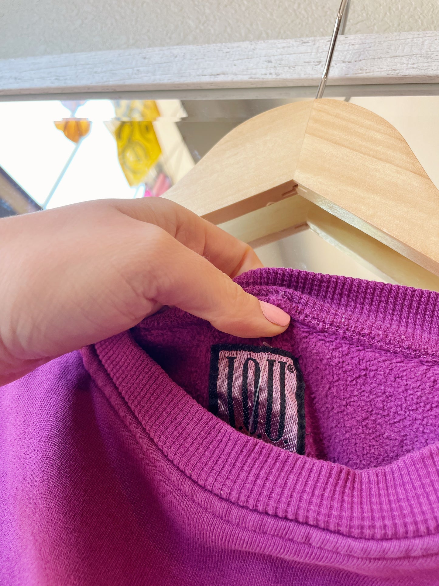 Vintage Purple Crew (L)
