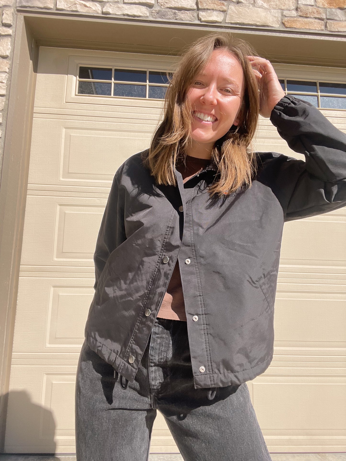 Dickies Bomber Snap Jacket (Women’s M)