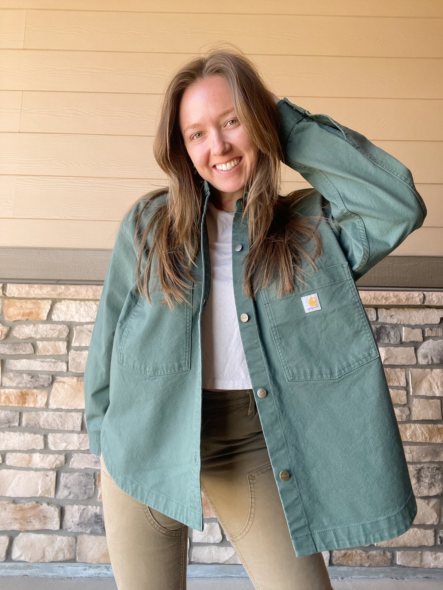 Carhartt Green Canvas Jacket - NEW (XL)