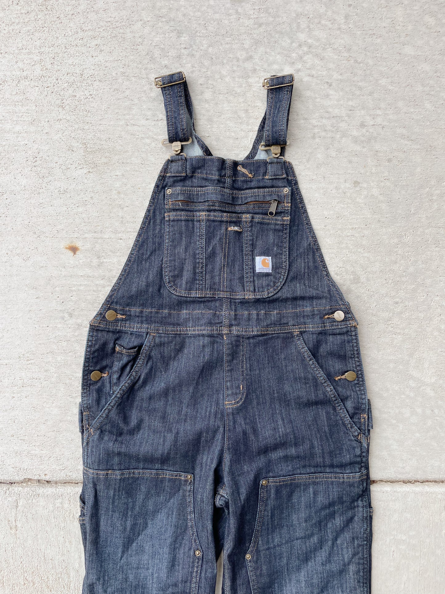 Carhartt Denim Double Knee Overalls (Women's S)