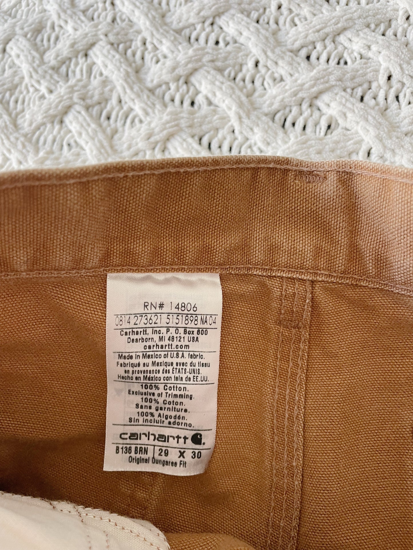 Carhartt Double Knee Canvas Pants (27)