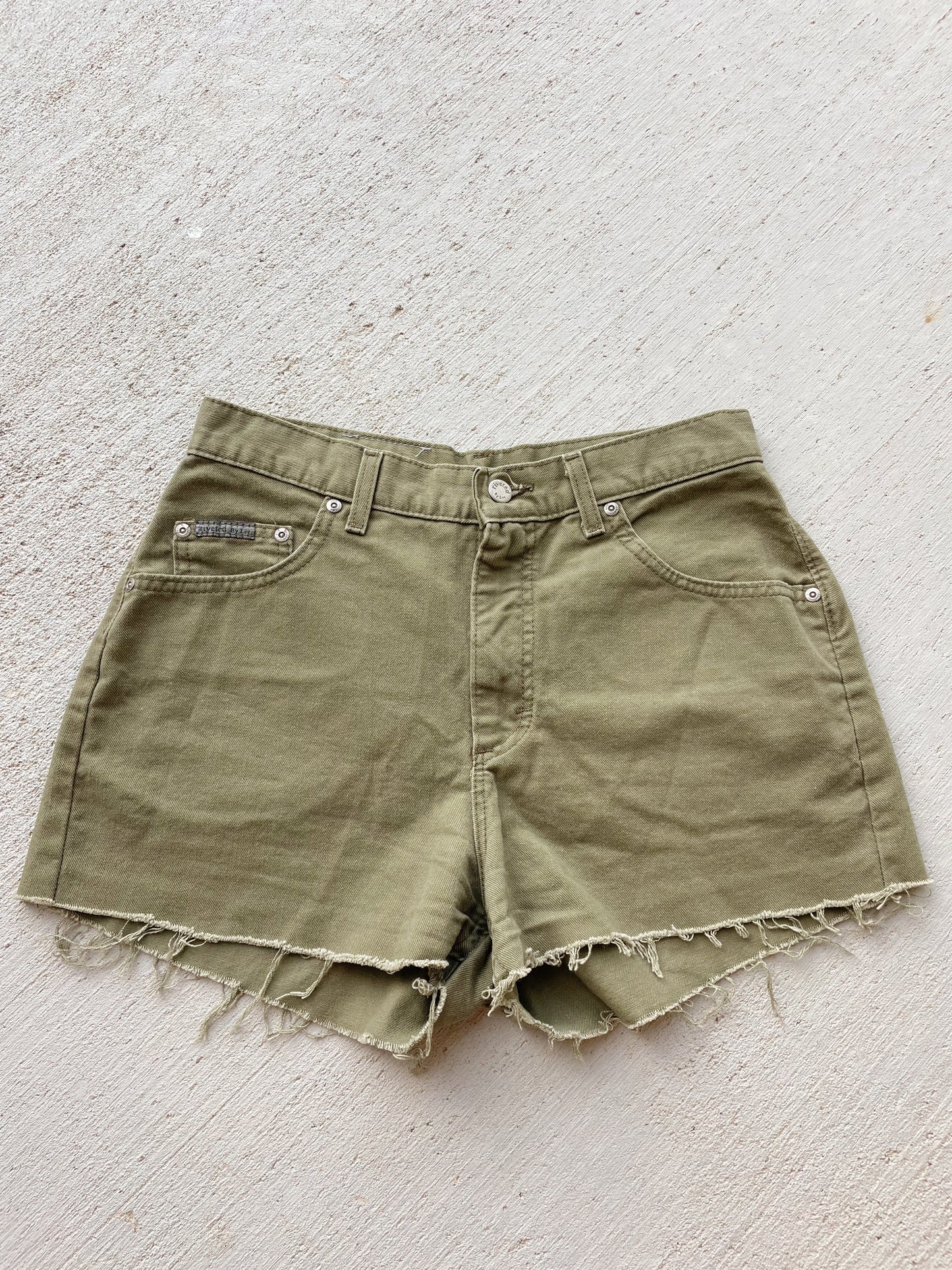 Vintage Lee Green Shorts (29)