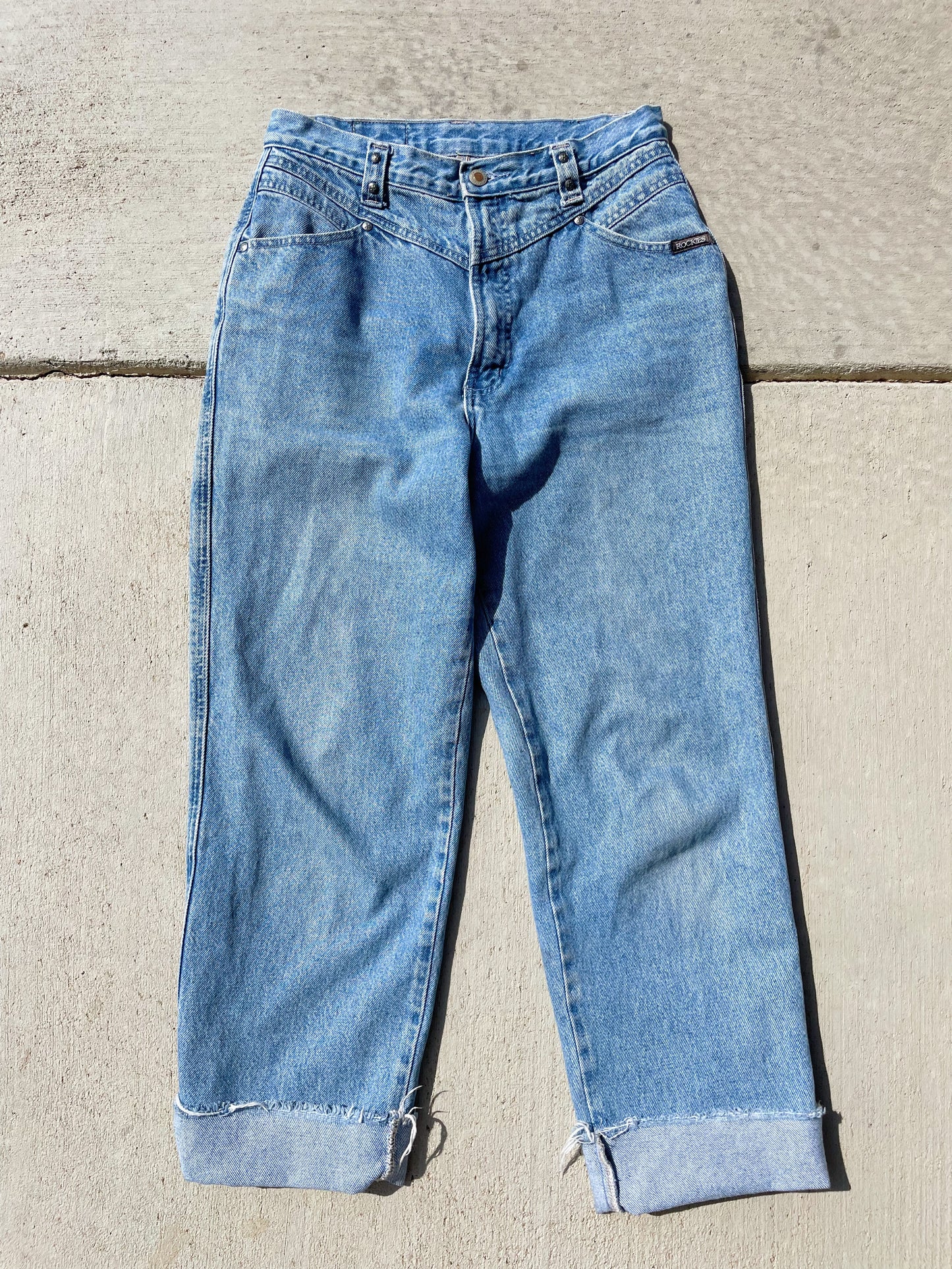 Vintage Raw Hem Rockies Jeans (27)