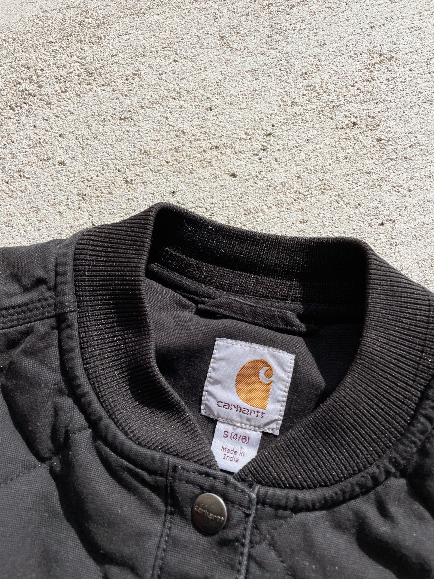 Carhartt Black Quilted Vest (Women's S)