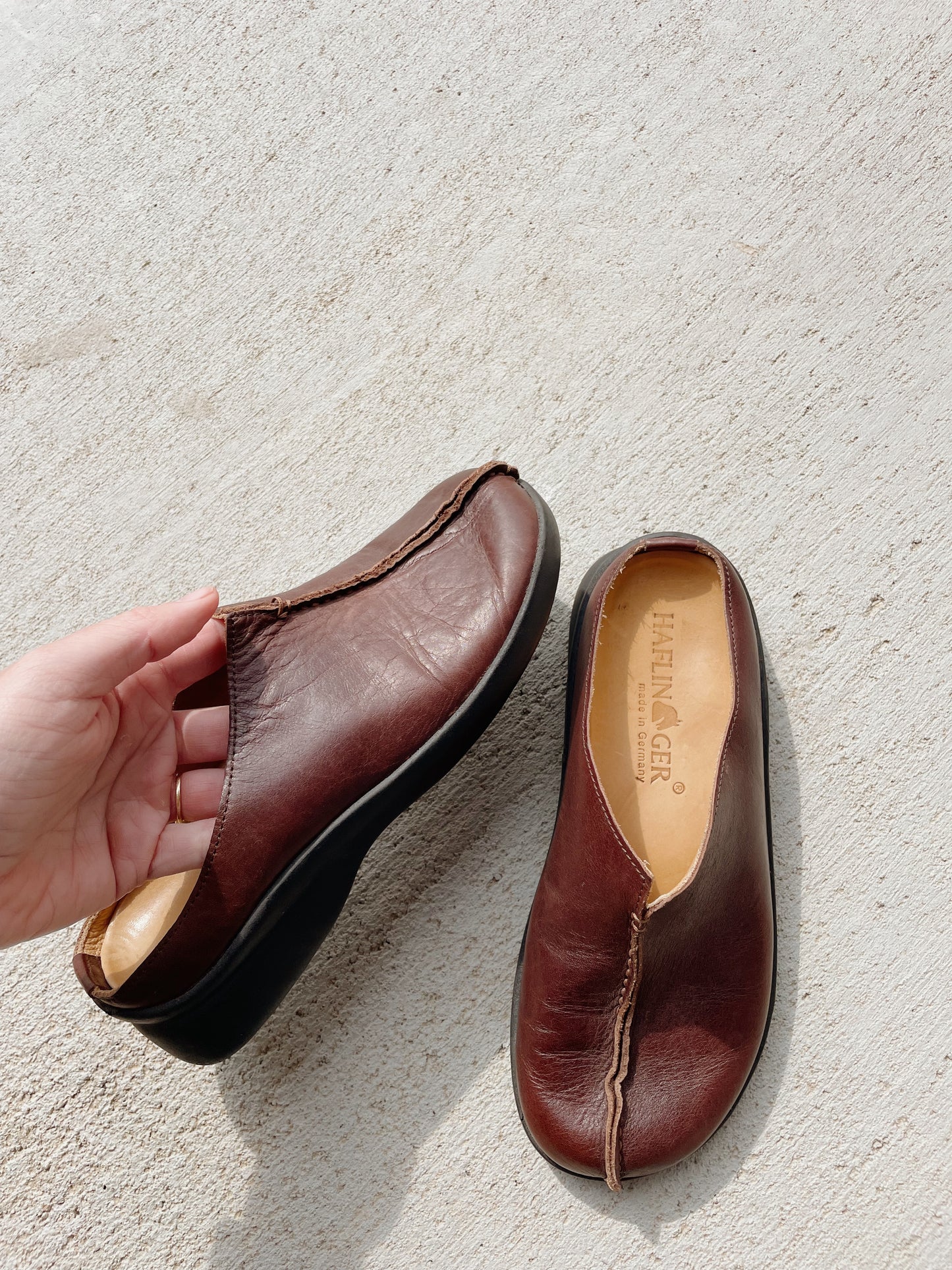 Haflinger Leather Clogs (Women's 6)