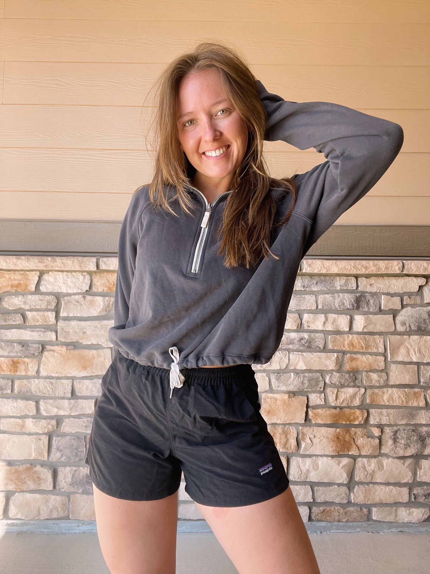 Vuori Charcoal 1/2 Zip (M)