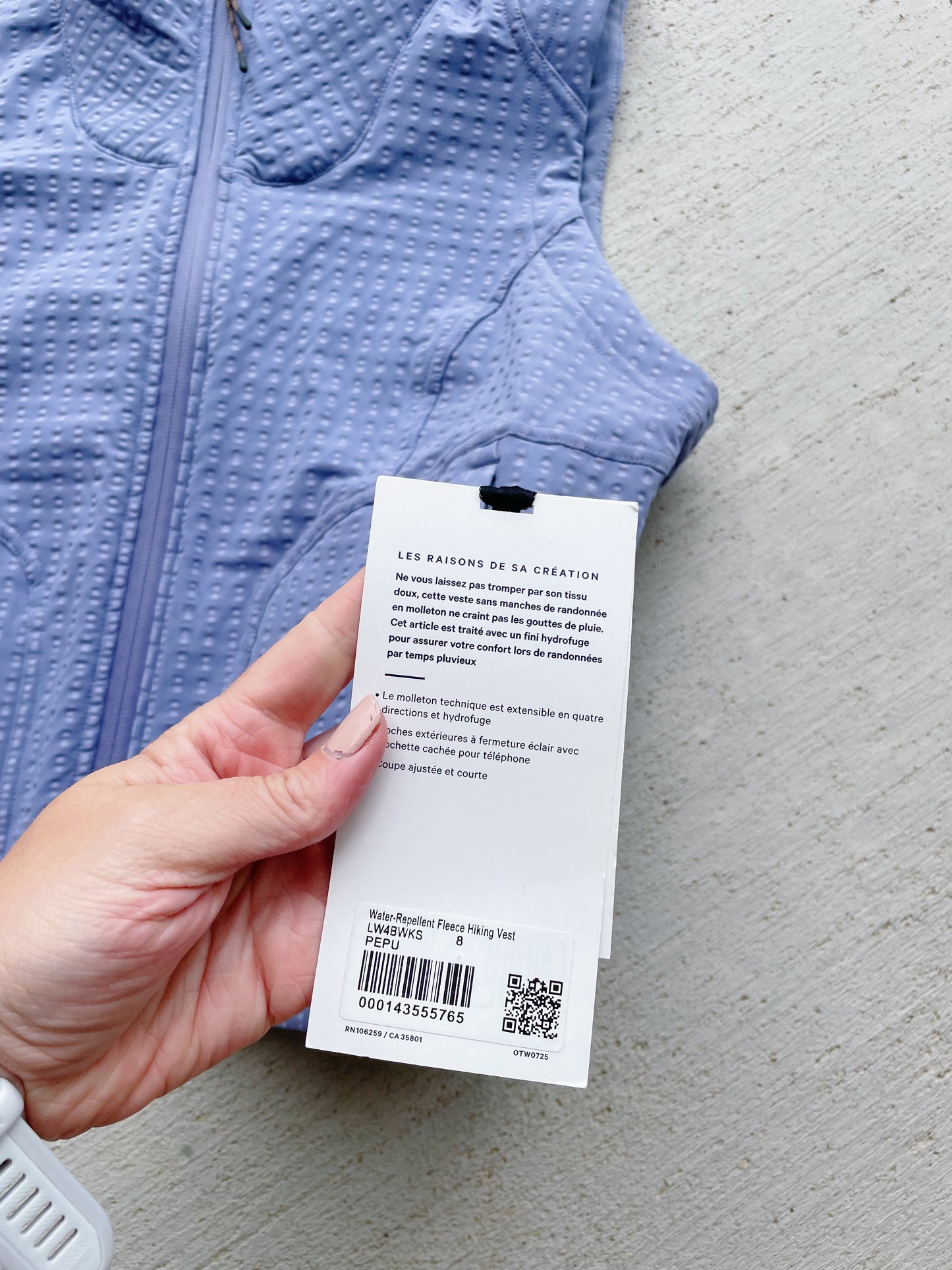 Lululemon Hiking Vest - NEW (Women's 8)