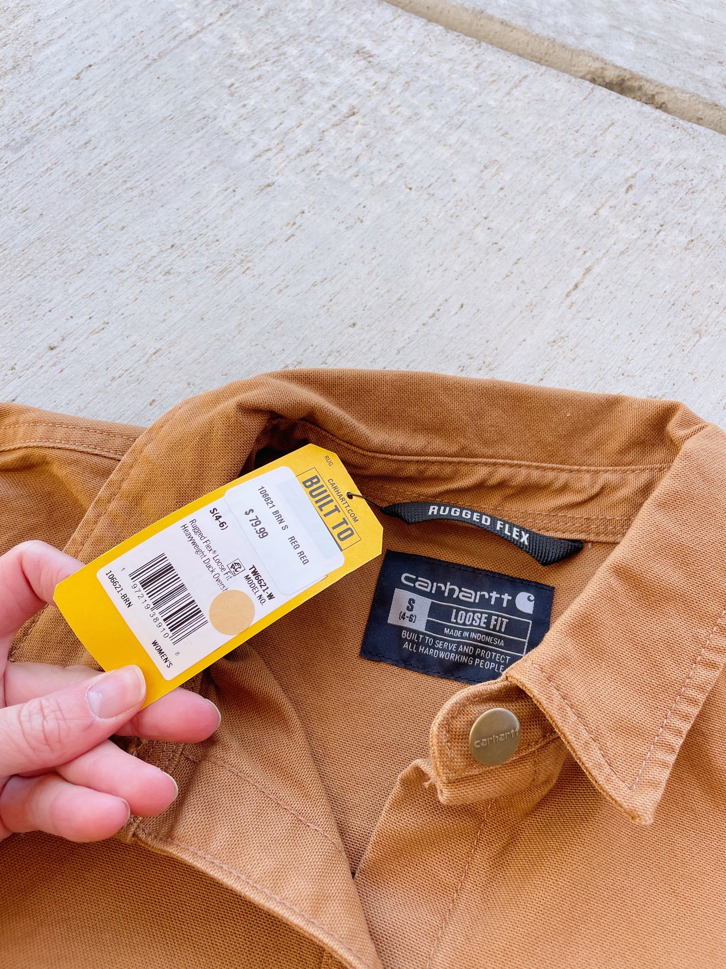 Carhartt Tan Canvas Jacket - NEW (S)