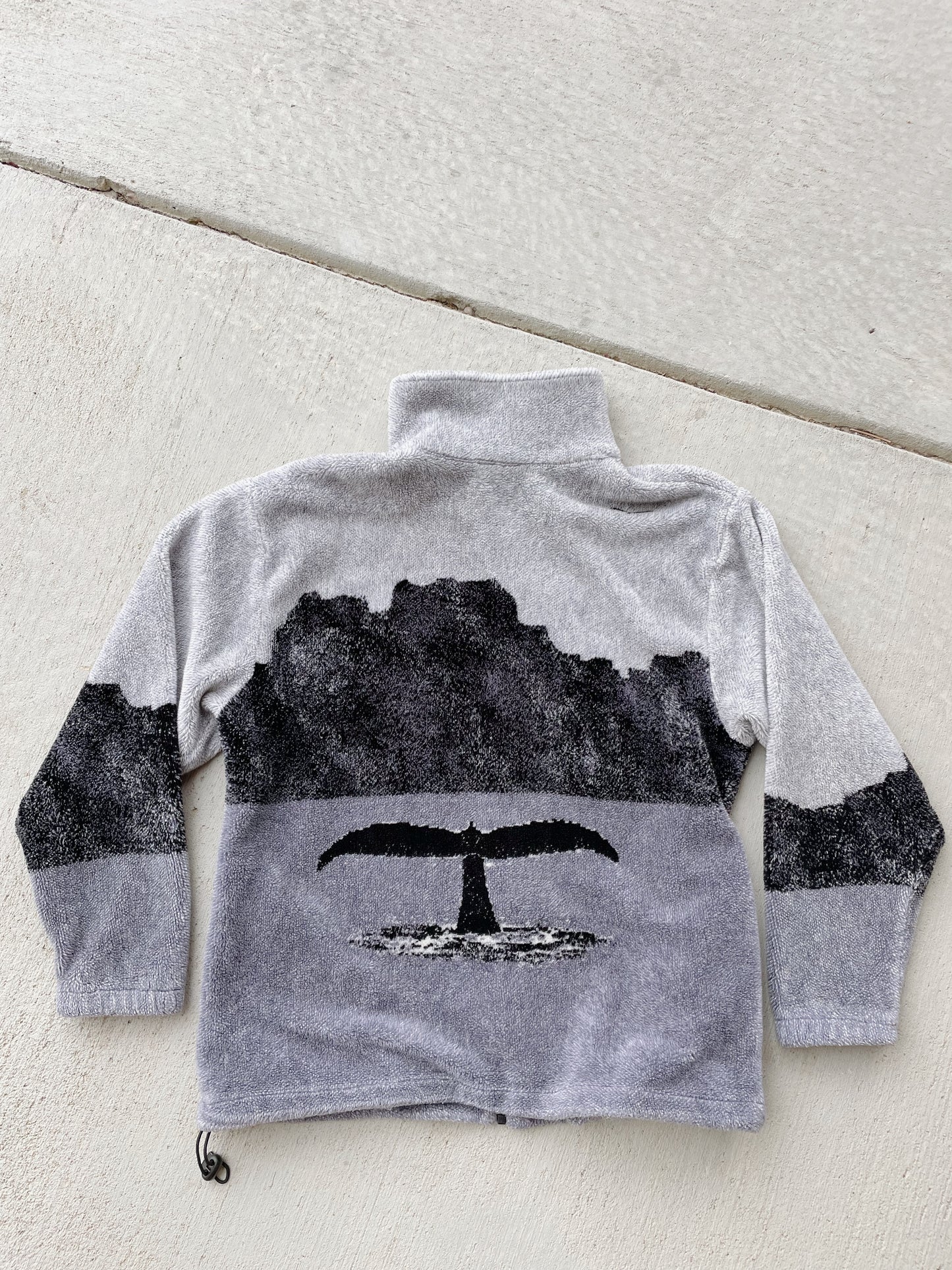 Vintage Oregon Whale Fleece (M/L)