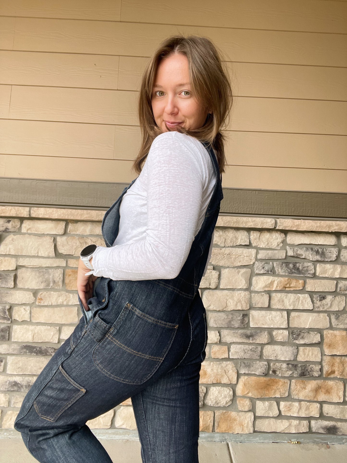 Carhartt Denim Double Knee Overalls (Women's S)