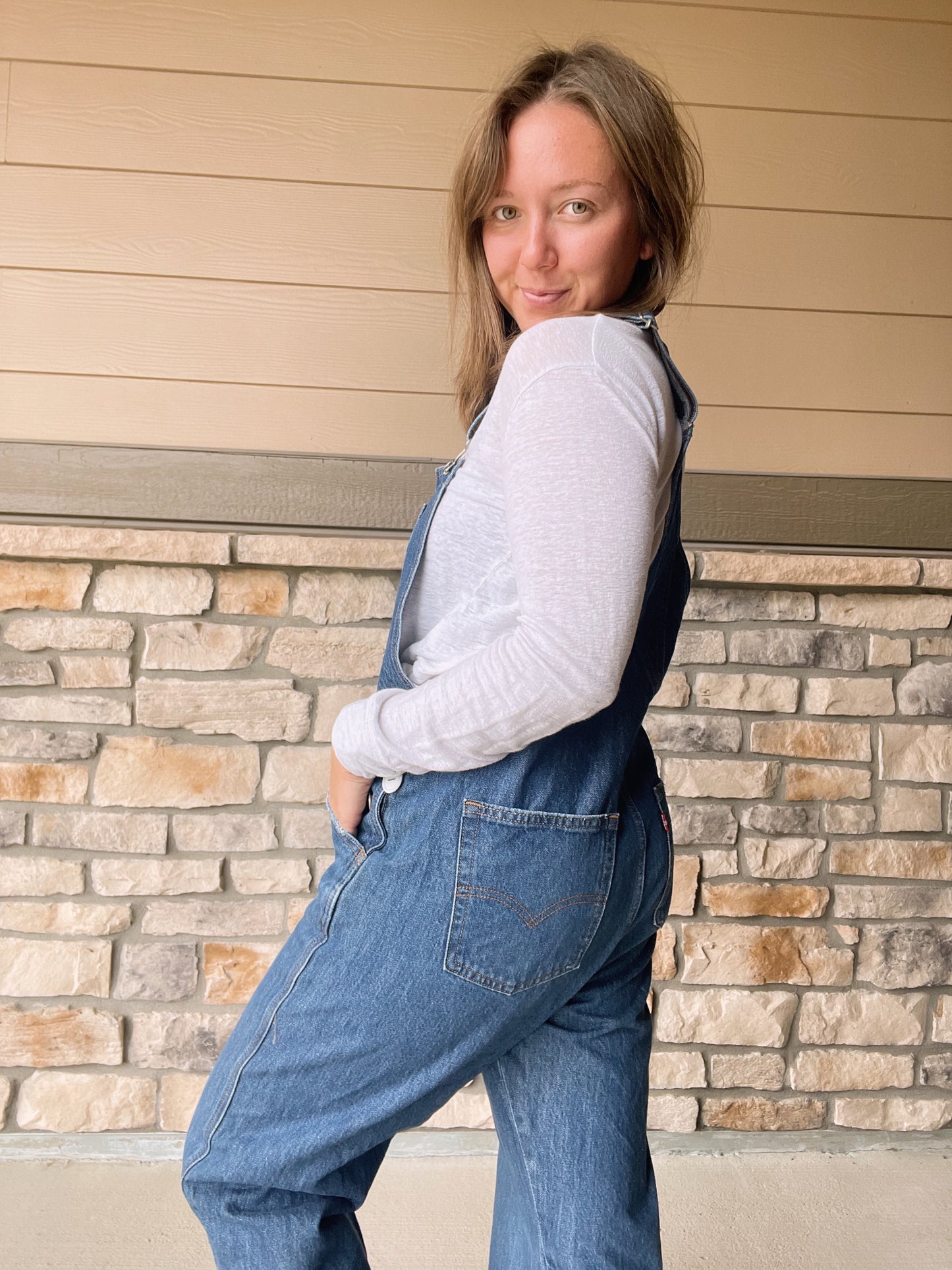 Levi's Denim Overalls (M)