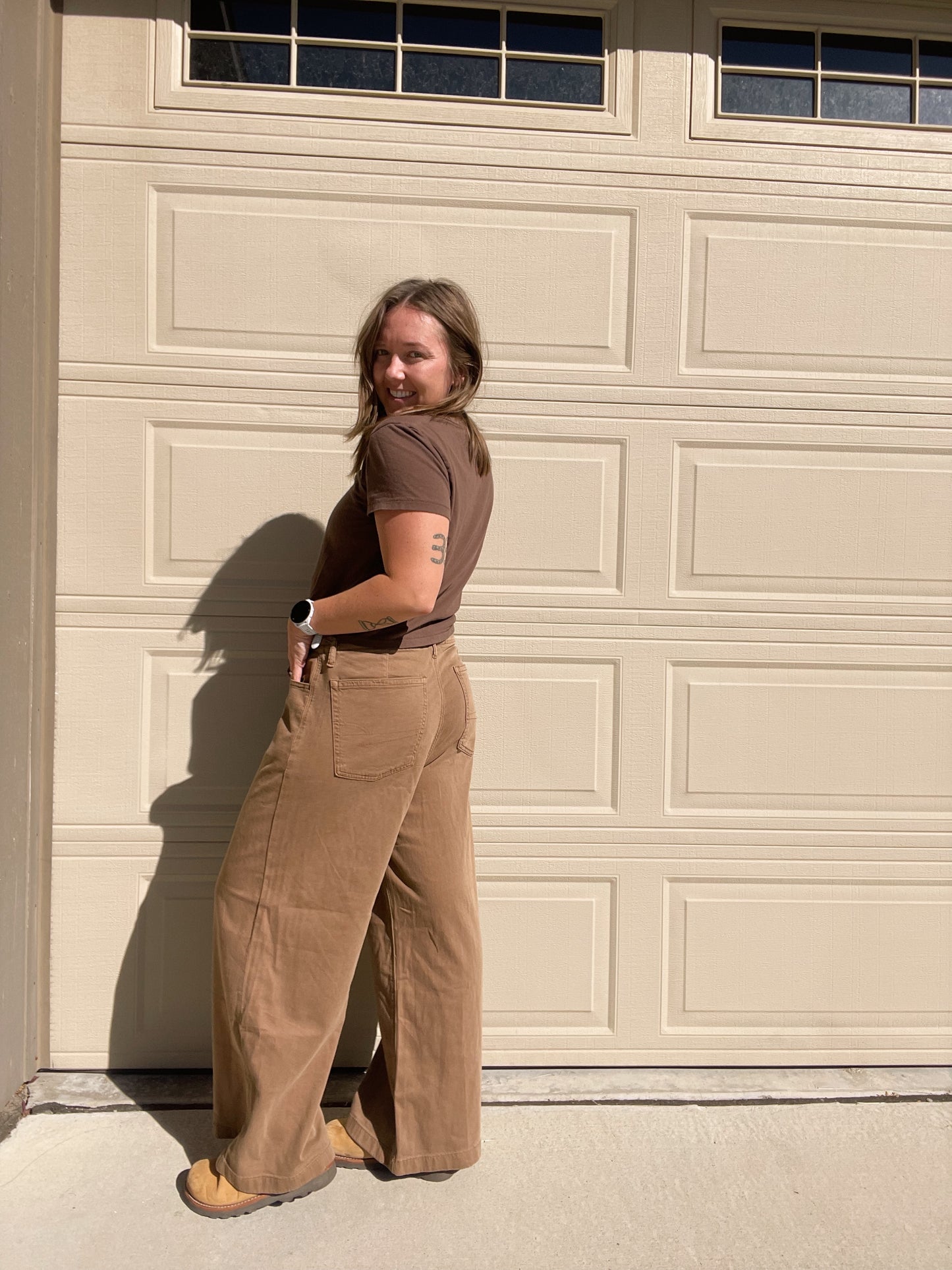 AE Brown Wide Leg Pants (Women’s 12)
