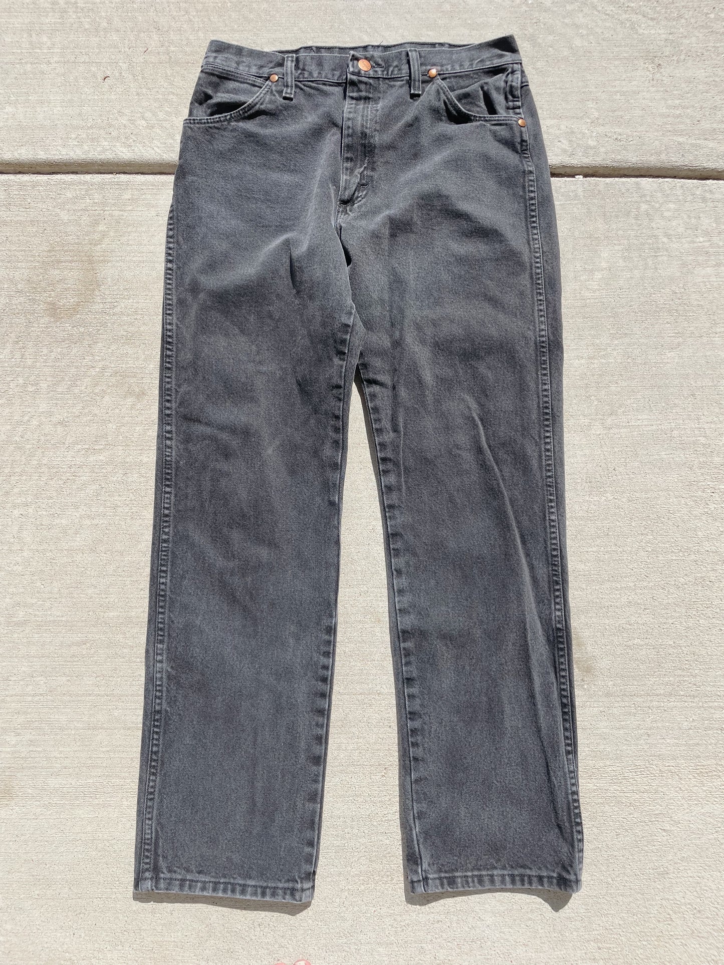 Vintage Wrangler Black Denim Jeans (31)