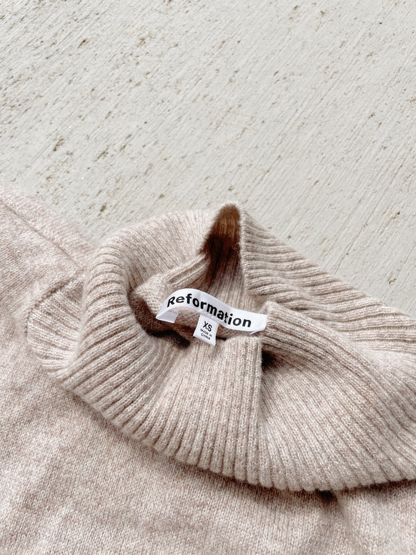 Reformation Arco Cashmere Sweater Sleeveless Top (XS/S)