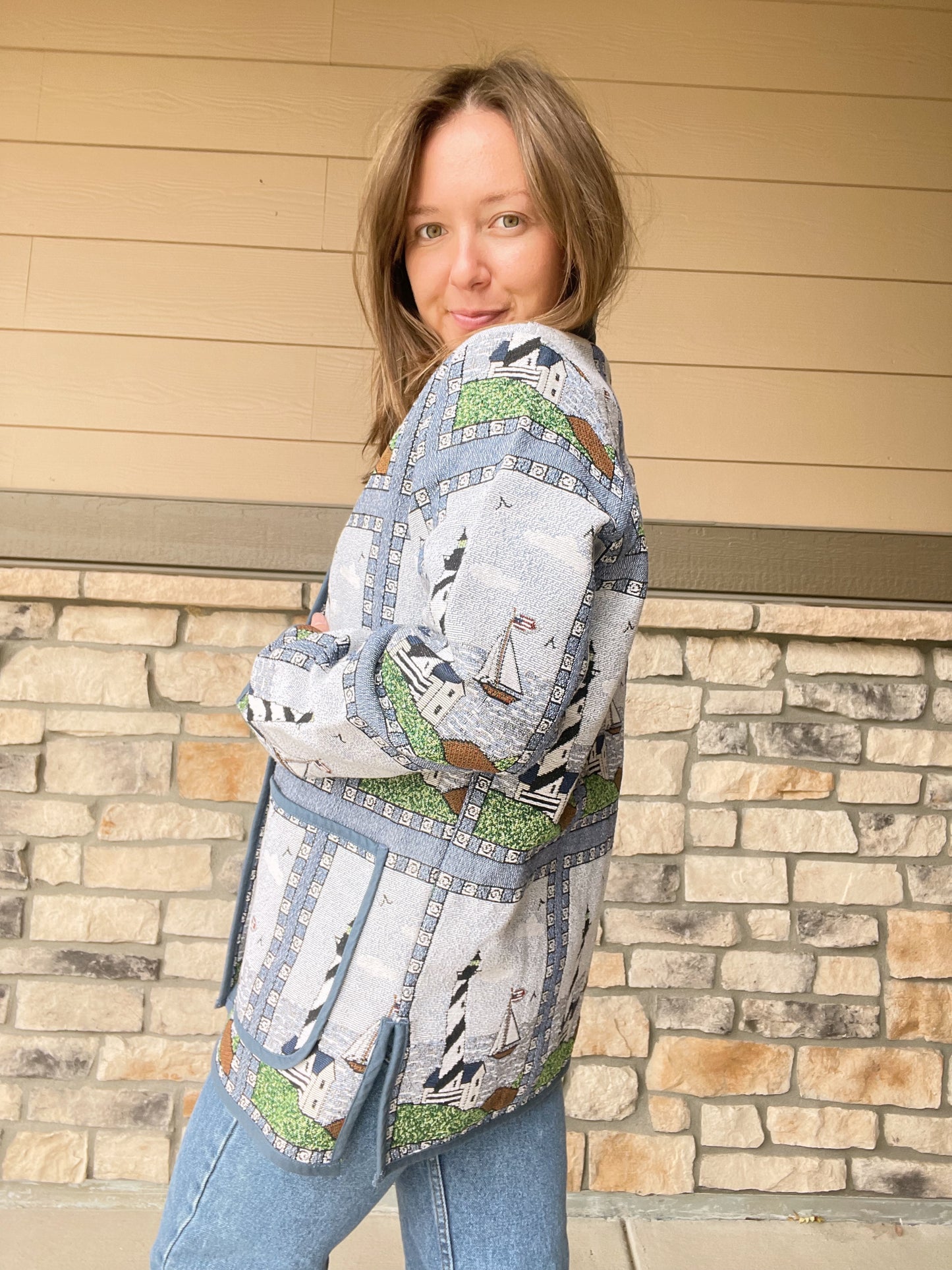 Vintage Lighthouse Jacket (M)