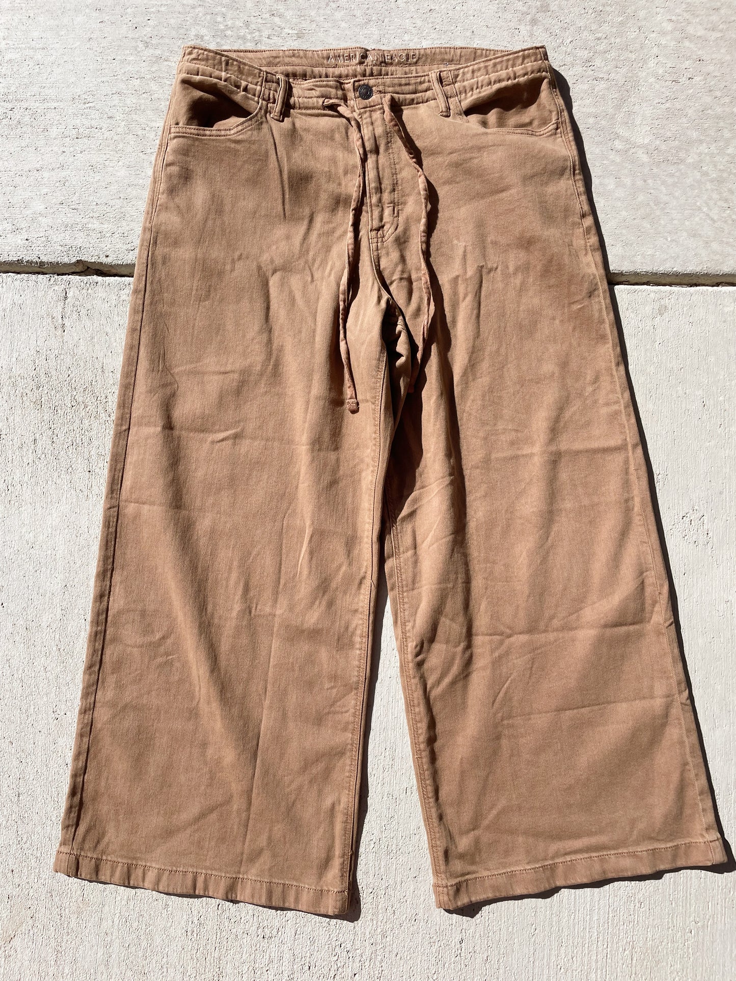 AE Brown Wide Leg Pants (Women’s 12)