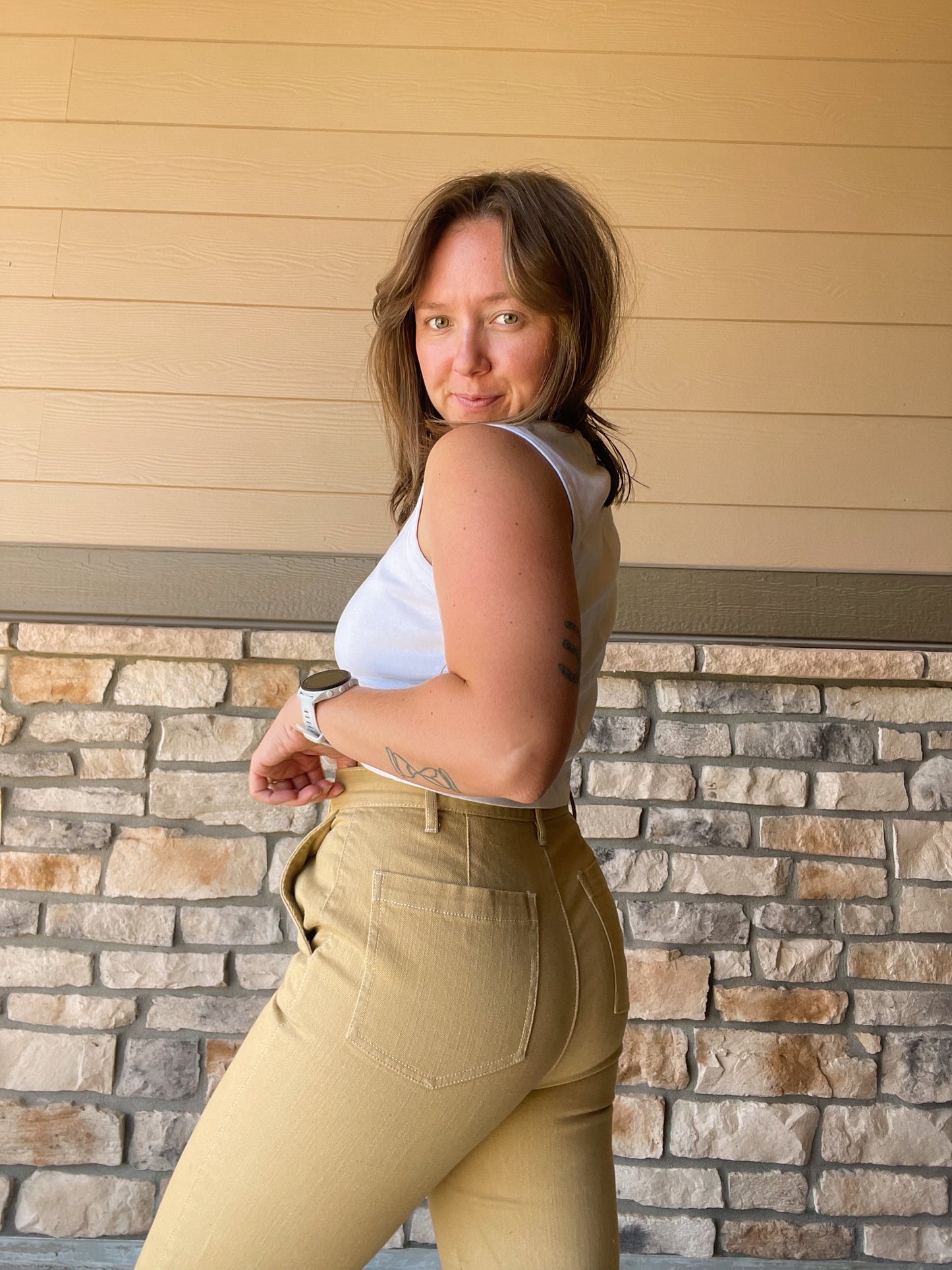 Madewell Beige Pants (27)