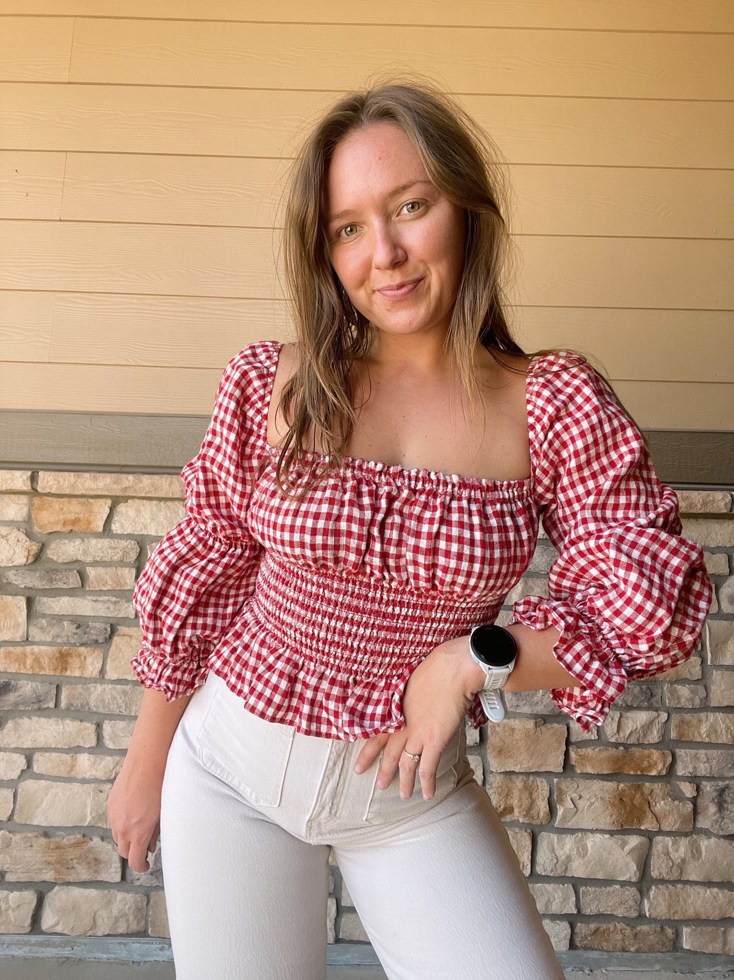 Reformation Oakgrove Linen Top (S)