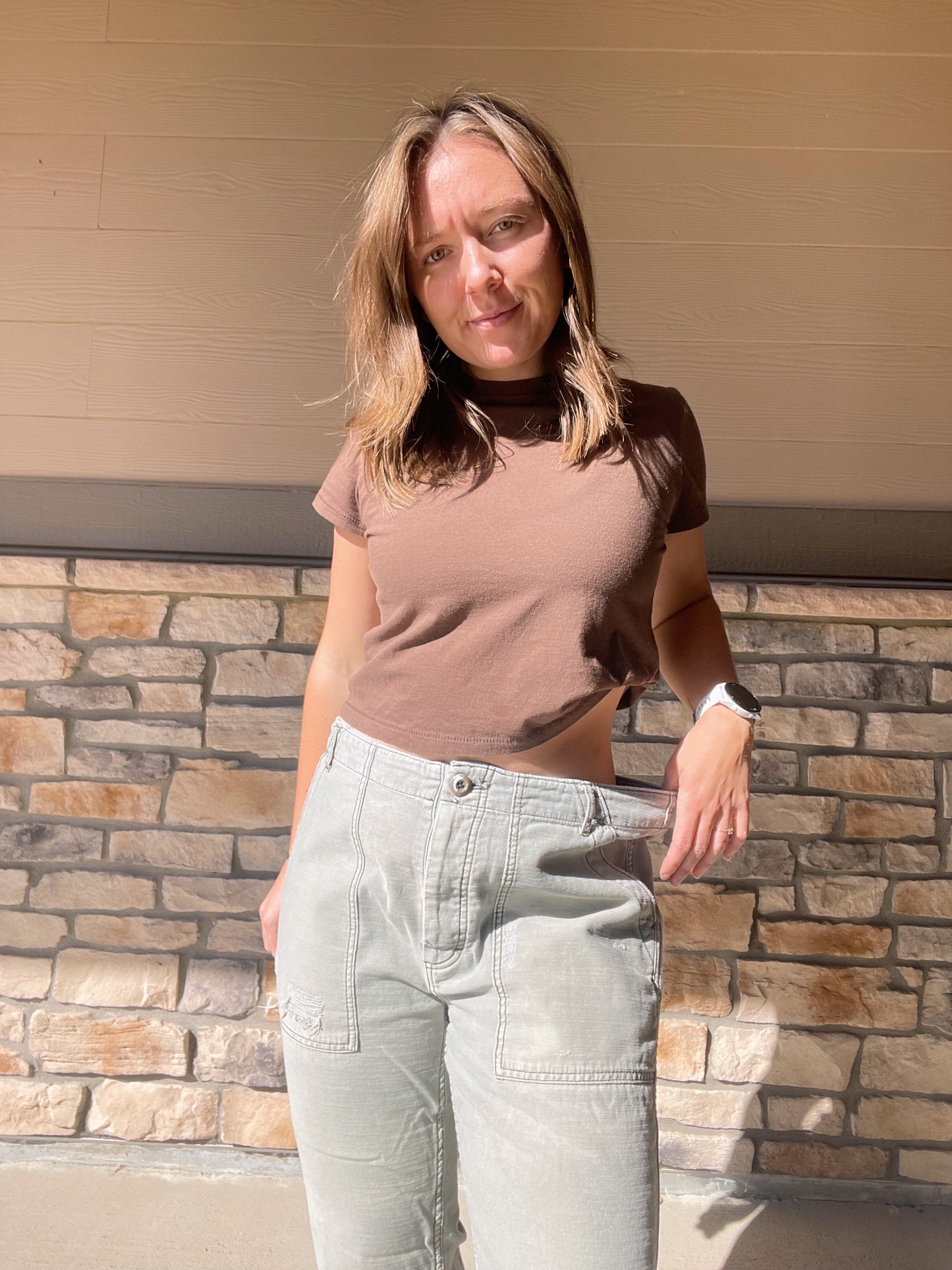Free People Green Stormbringer Jeans (34)