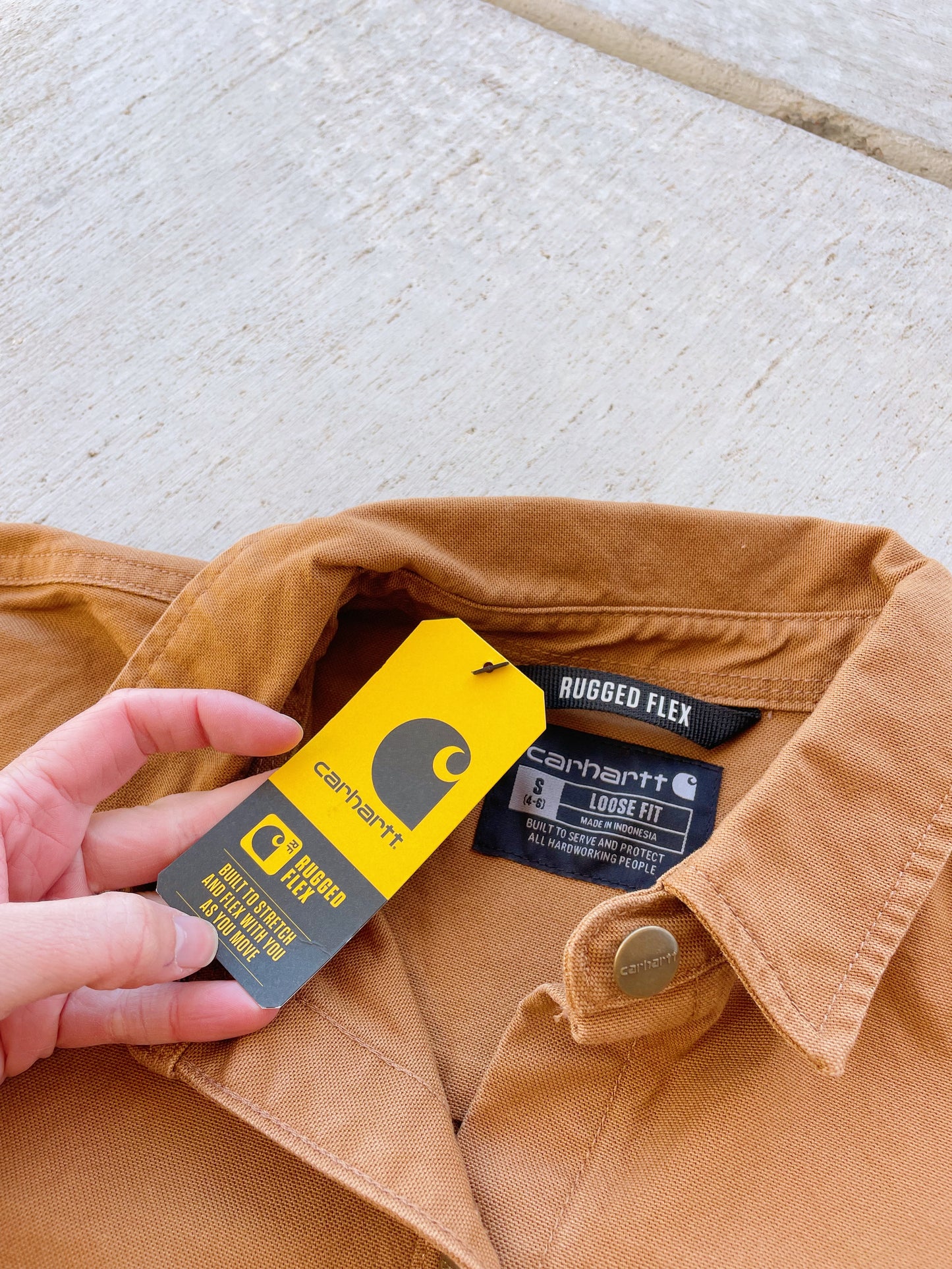 Carhartt Tan Canvas Jacket - NEW (S)