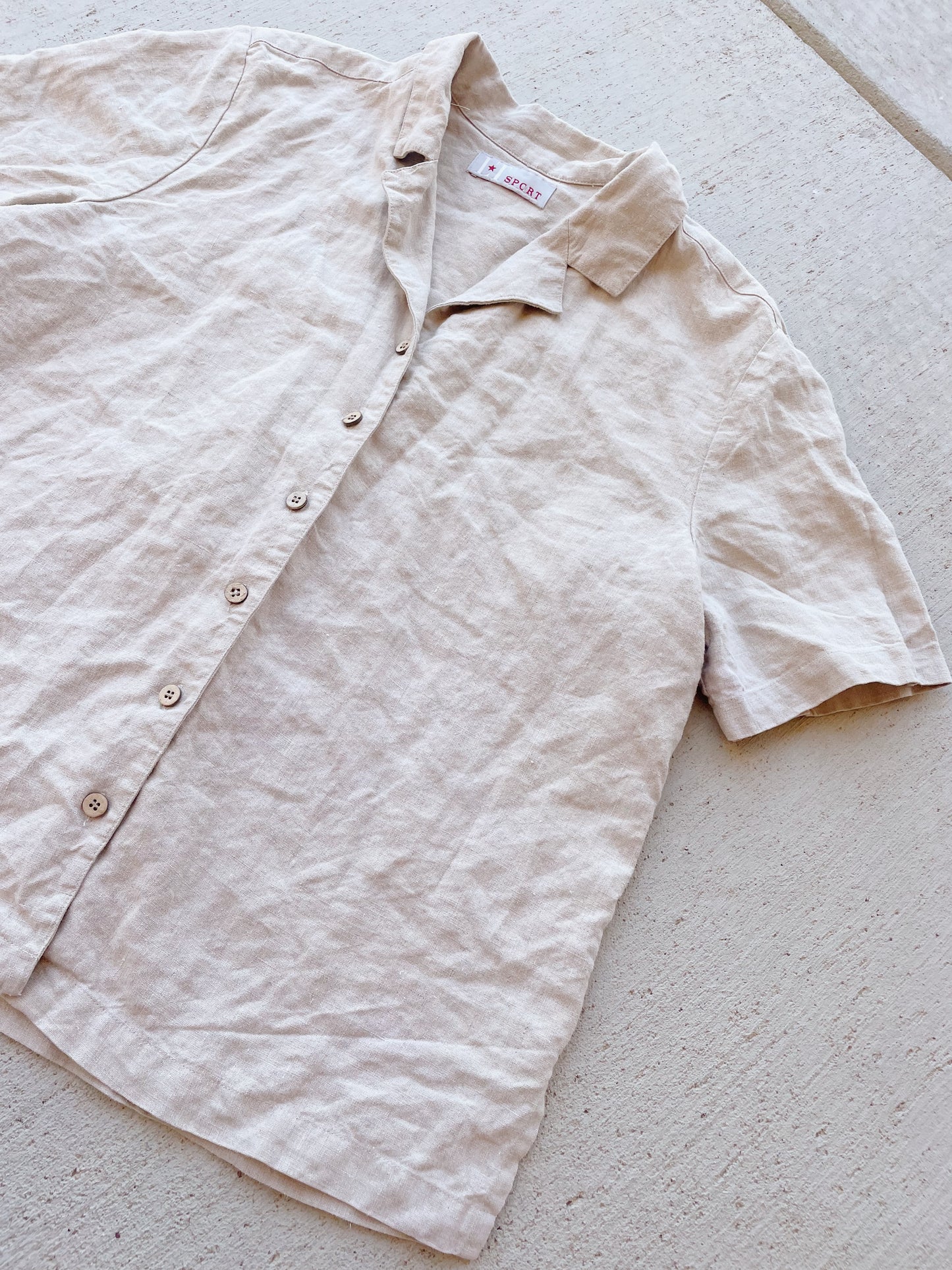 Vintage Linen Top (L)