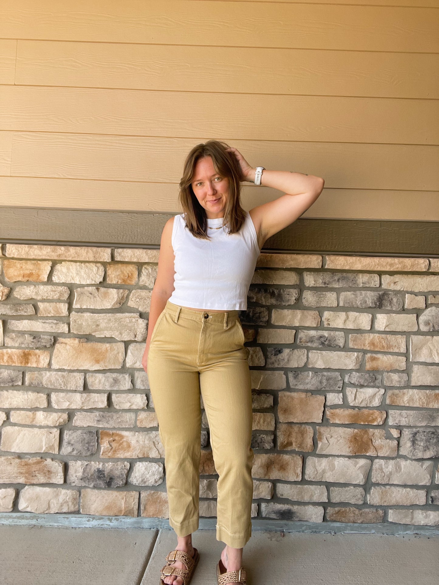 Madewell Beige Pants (27)