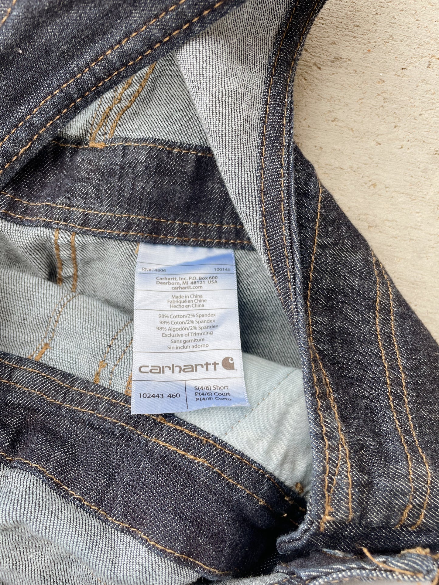 Carhartt Denim Double Knee Overalls (Women's S)