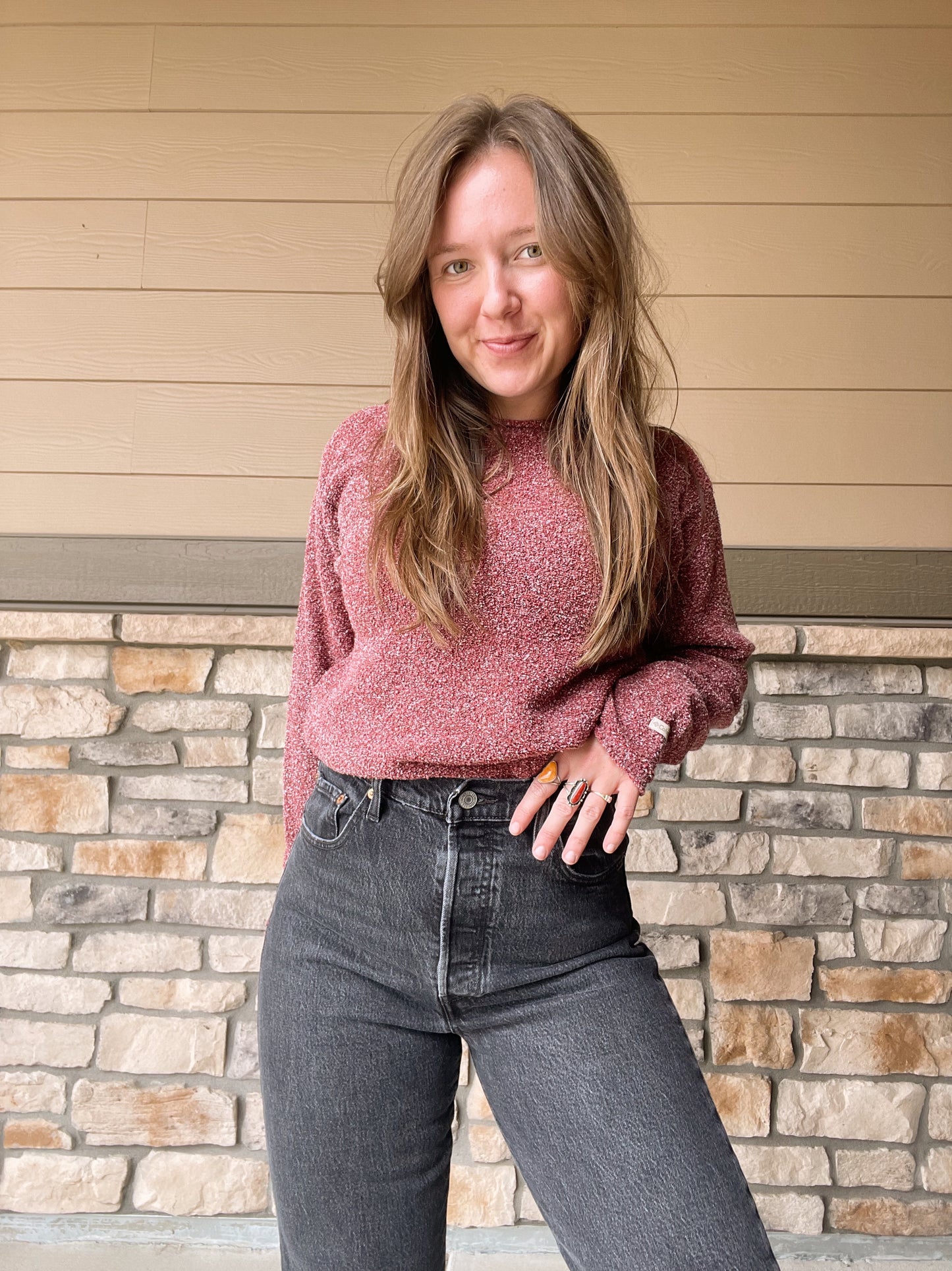 Levi's Ribcage Straight Black Jeans (30)