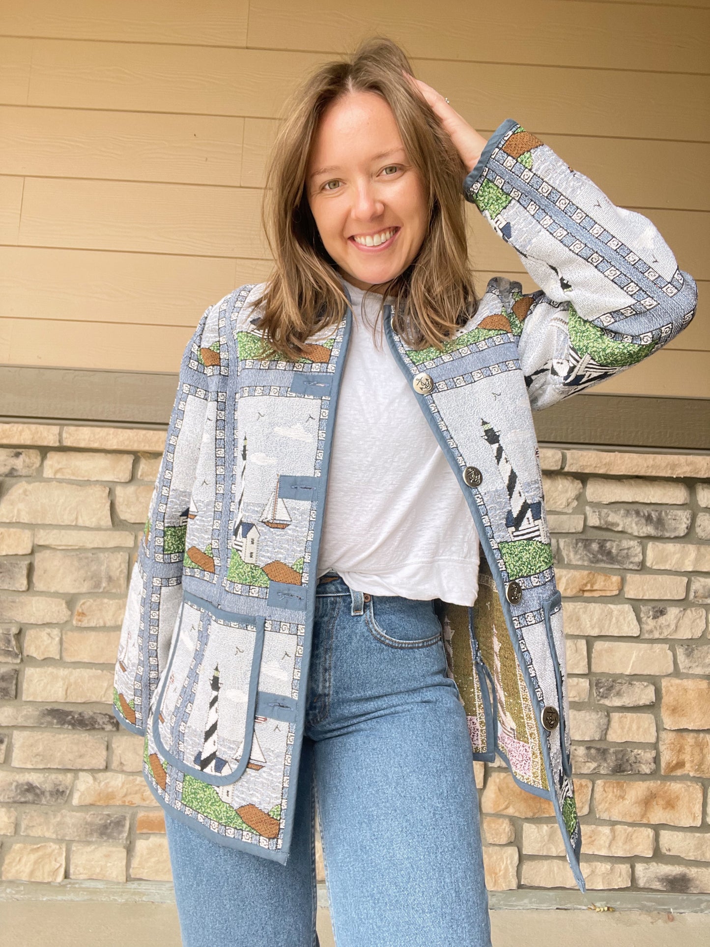 Vintage Lighthouse Jacket (M)