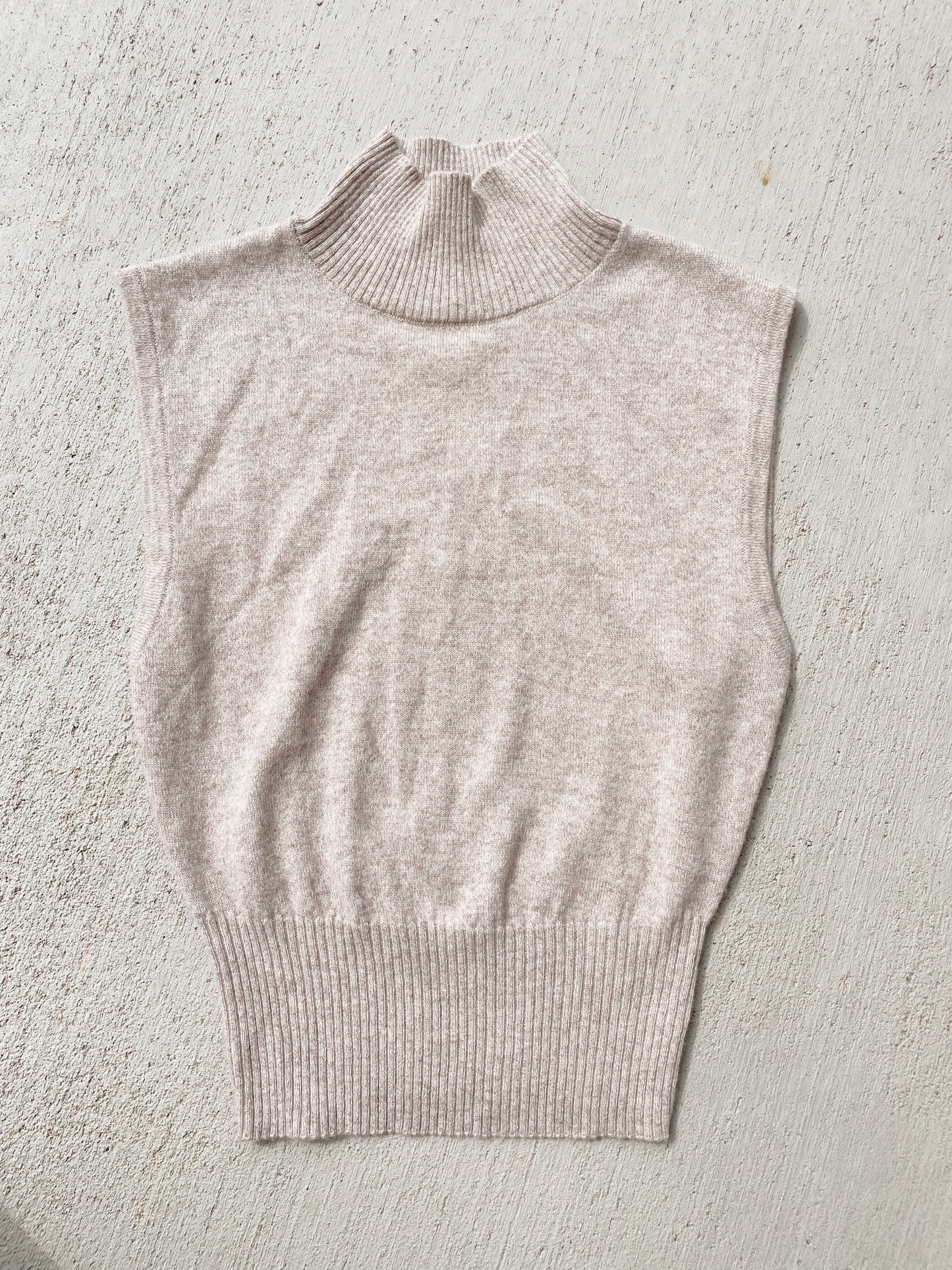 Reformation Arco Cashmere Sweater Sleeveless Top (XS/S)