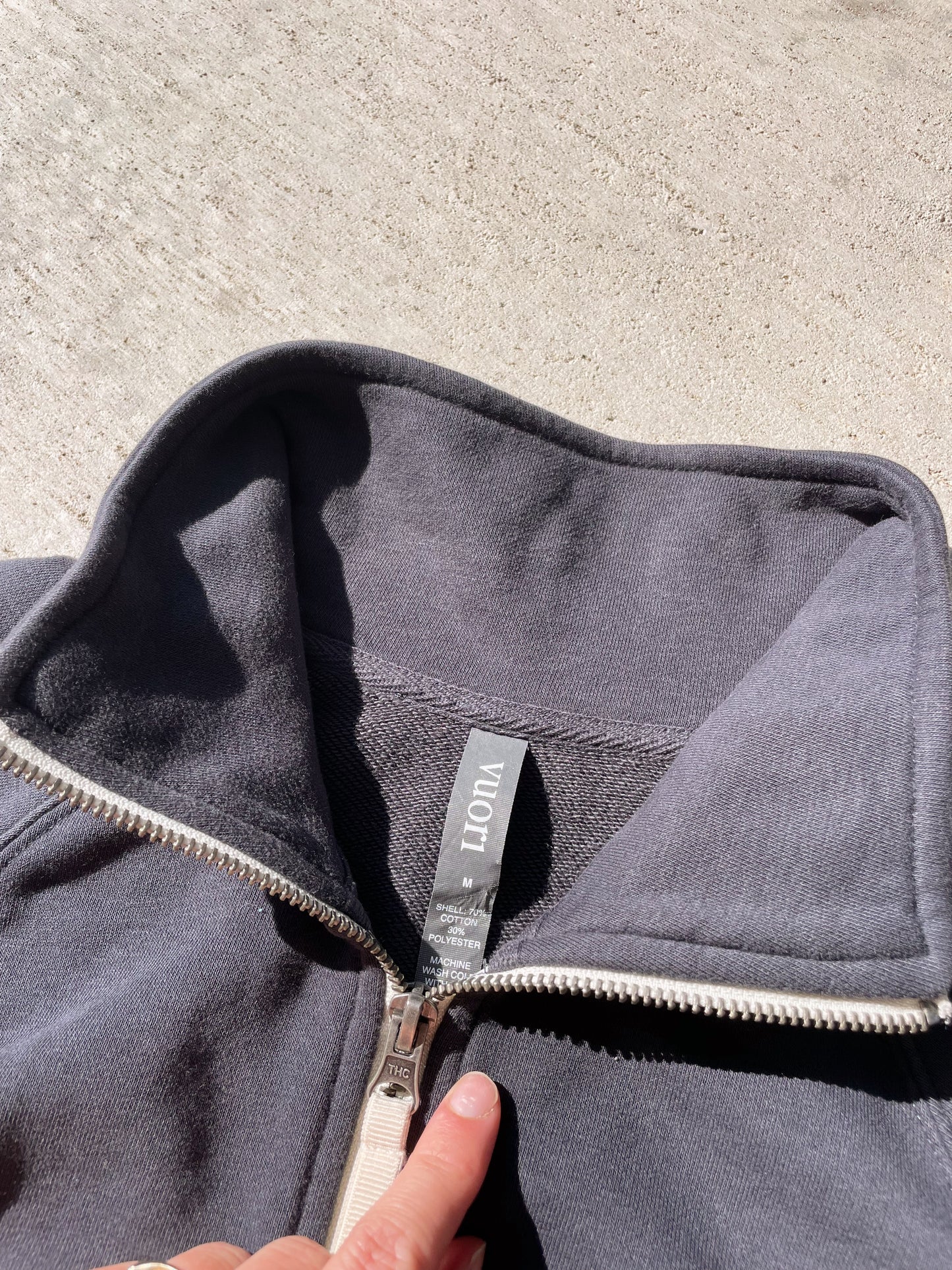 Vuori Charcoal 1/2 Zip (M)