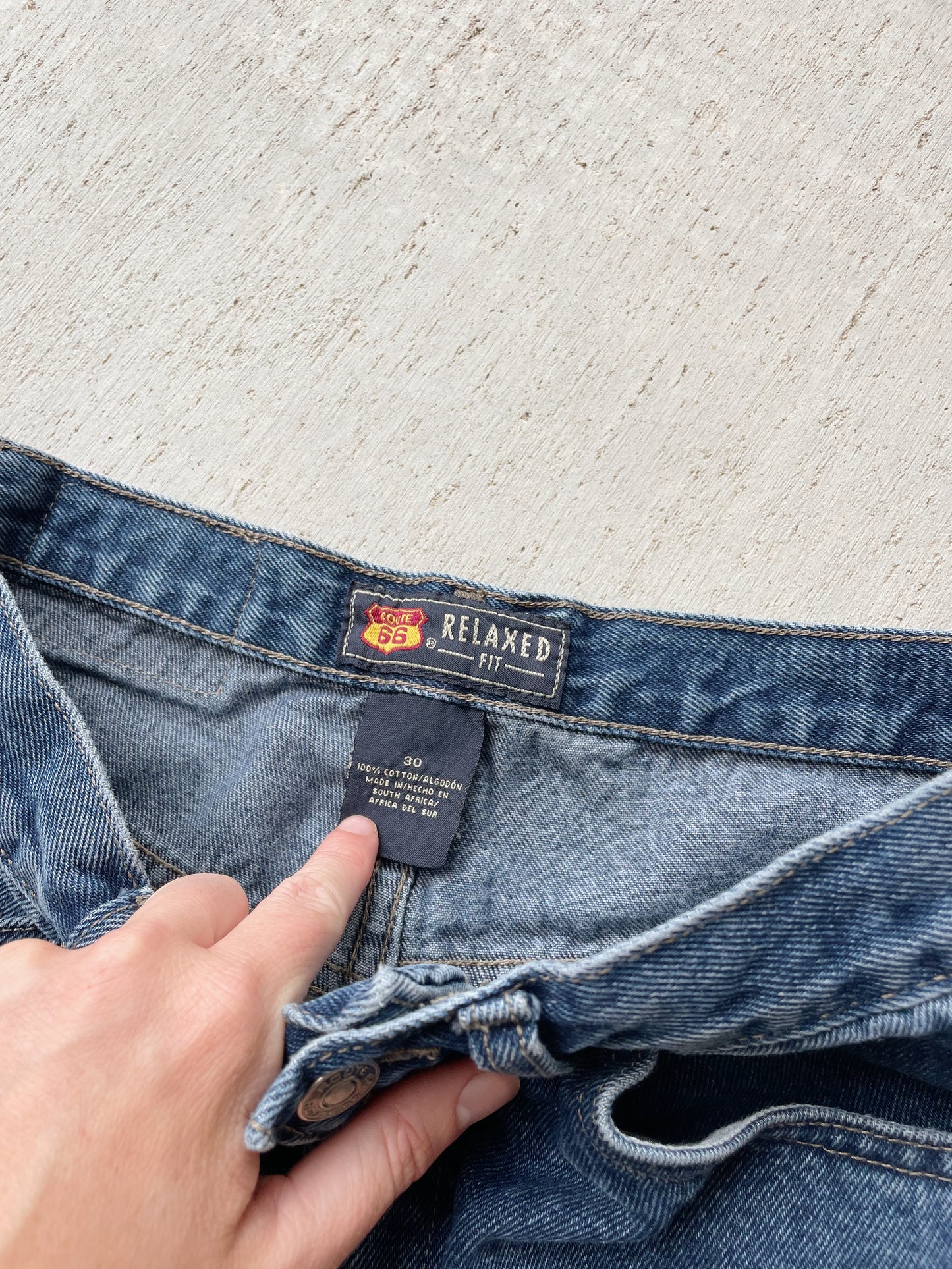Vintage Dark Wash Jorts (29)