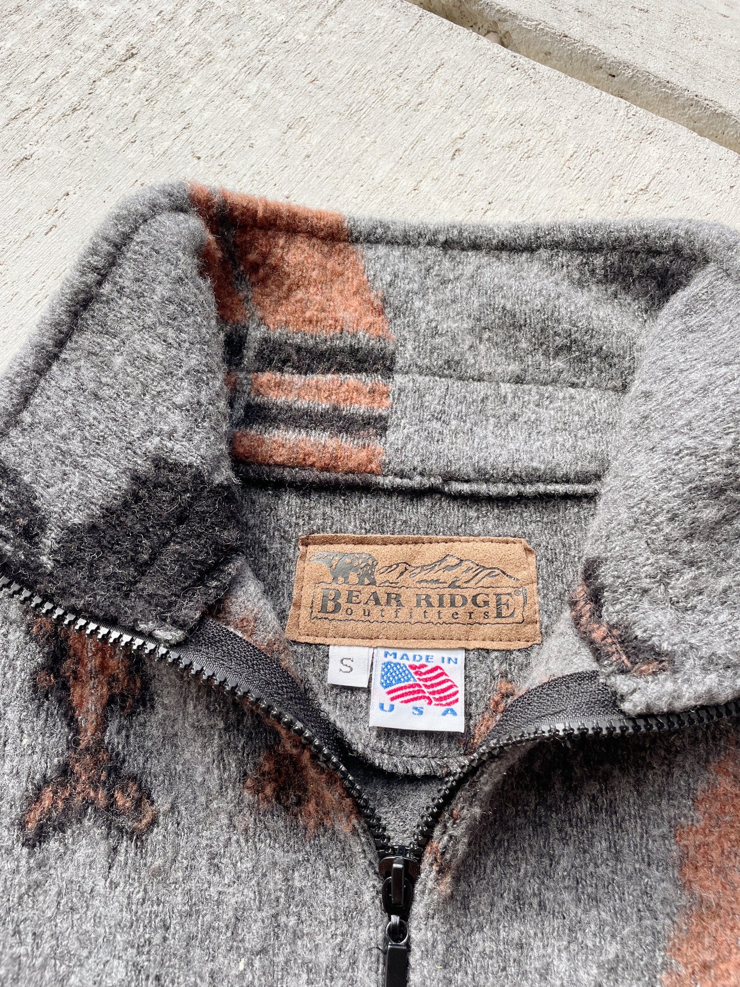 Vintage Wool Blend Vest (S)
