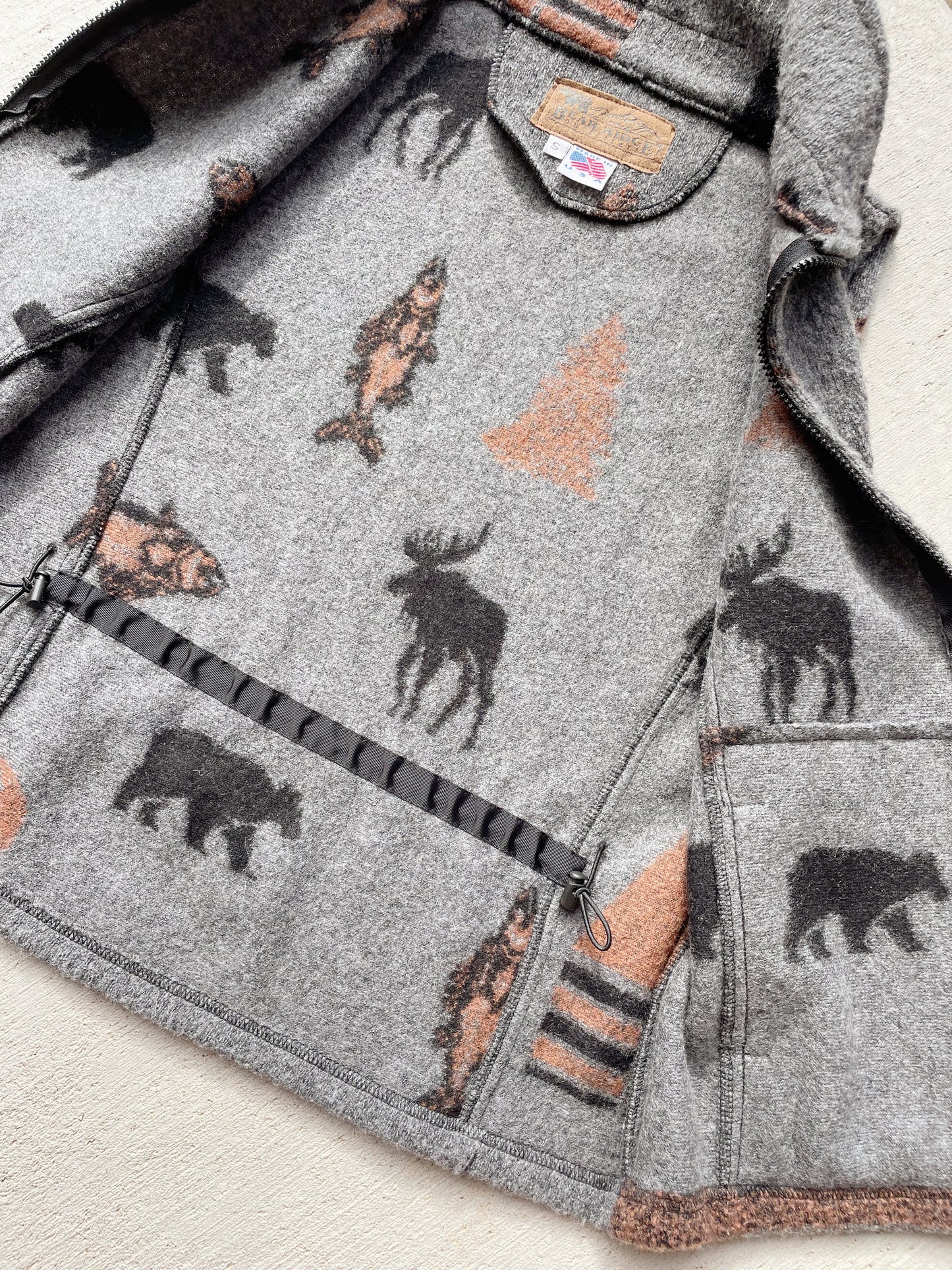 Vintage Wool Blend Vest (S)