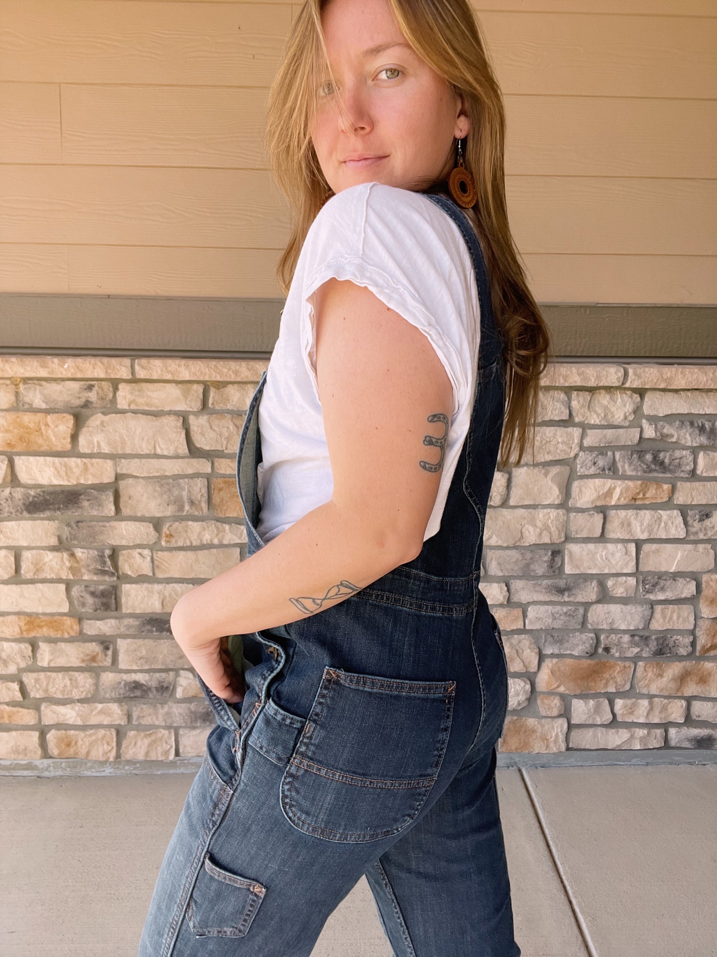 Carhartt Denim Double Knee Overalls (Women's S)