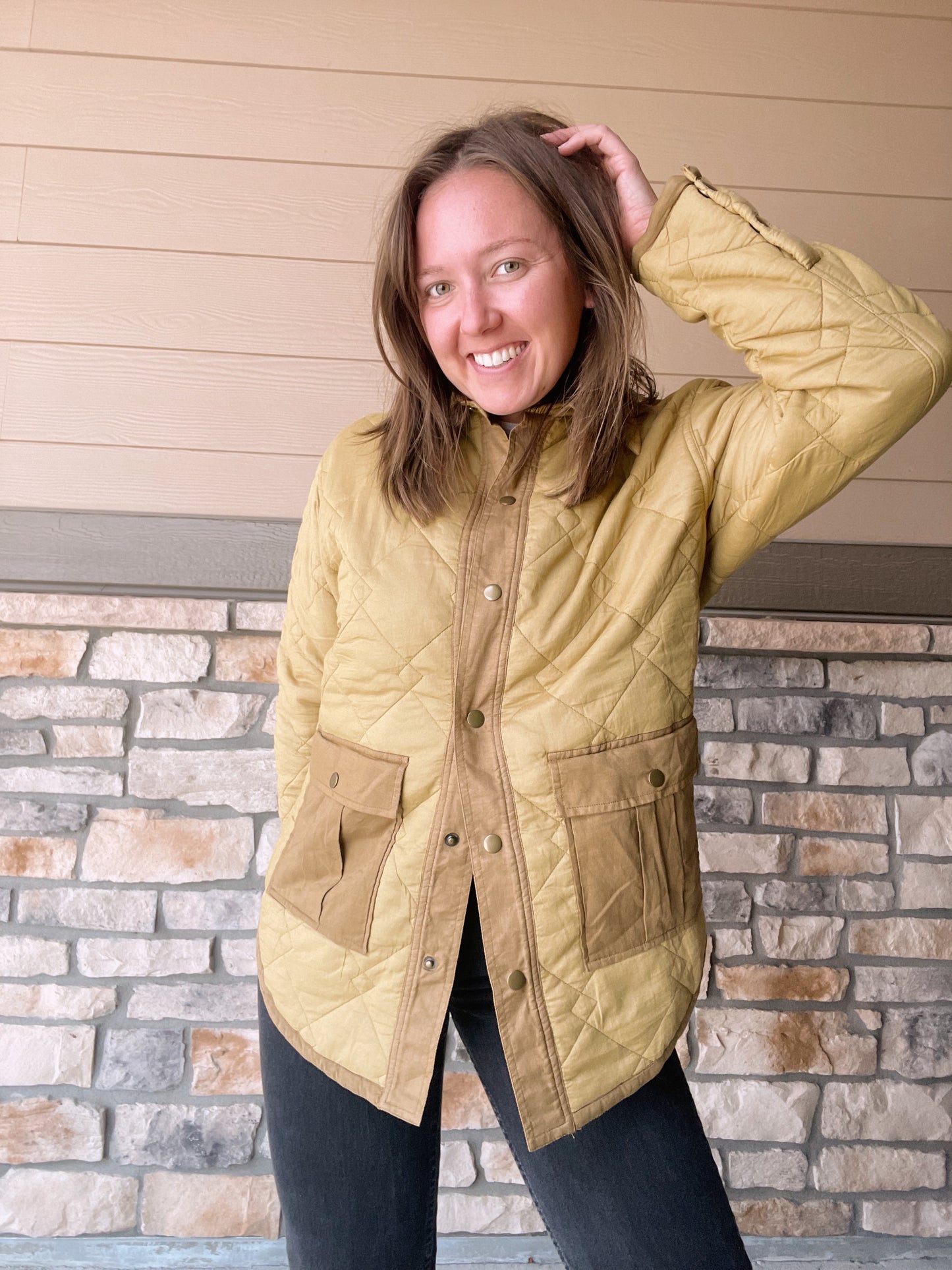 Urban Outfitters Puffer Snap Jacket (S)