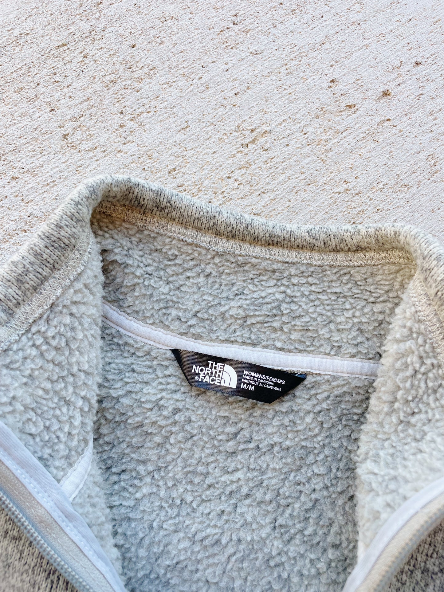 North Face 1/4 Zip Fleece (Women's M)