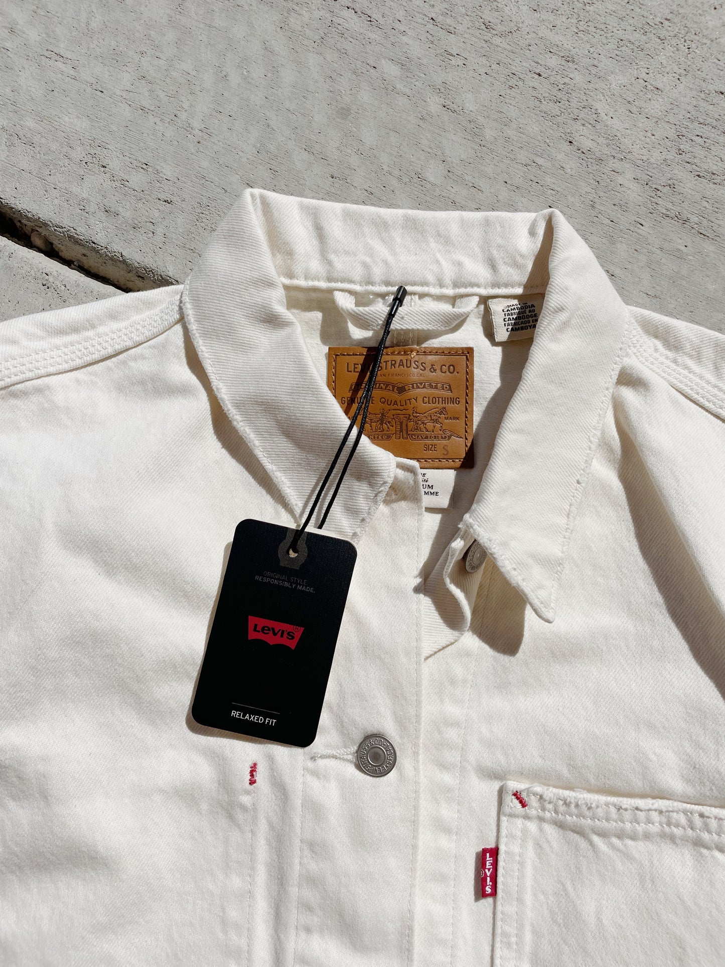 Levi's Denim Chore Coat - NEW (S/M)