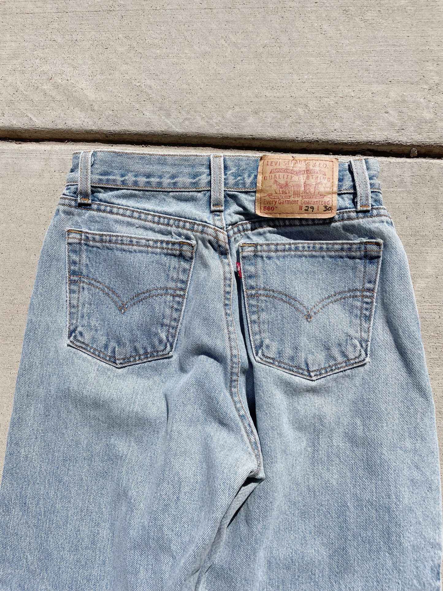 Vintage 1999 Levi's 560 Denim Jeans (26)