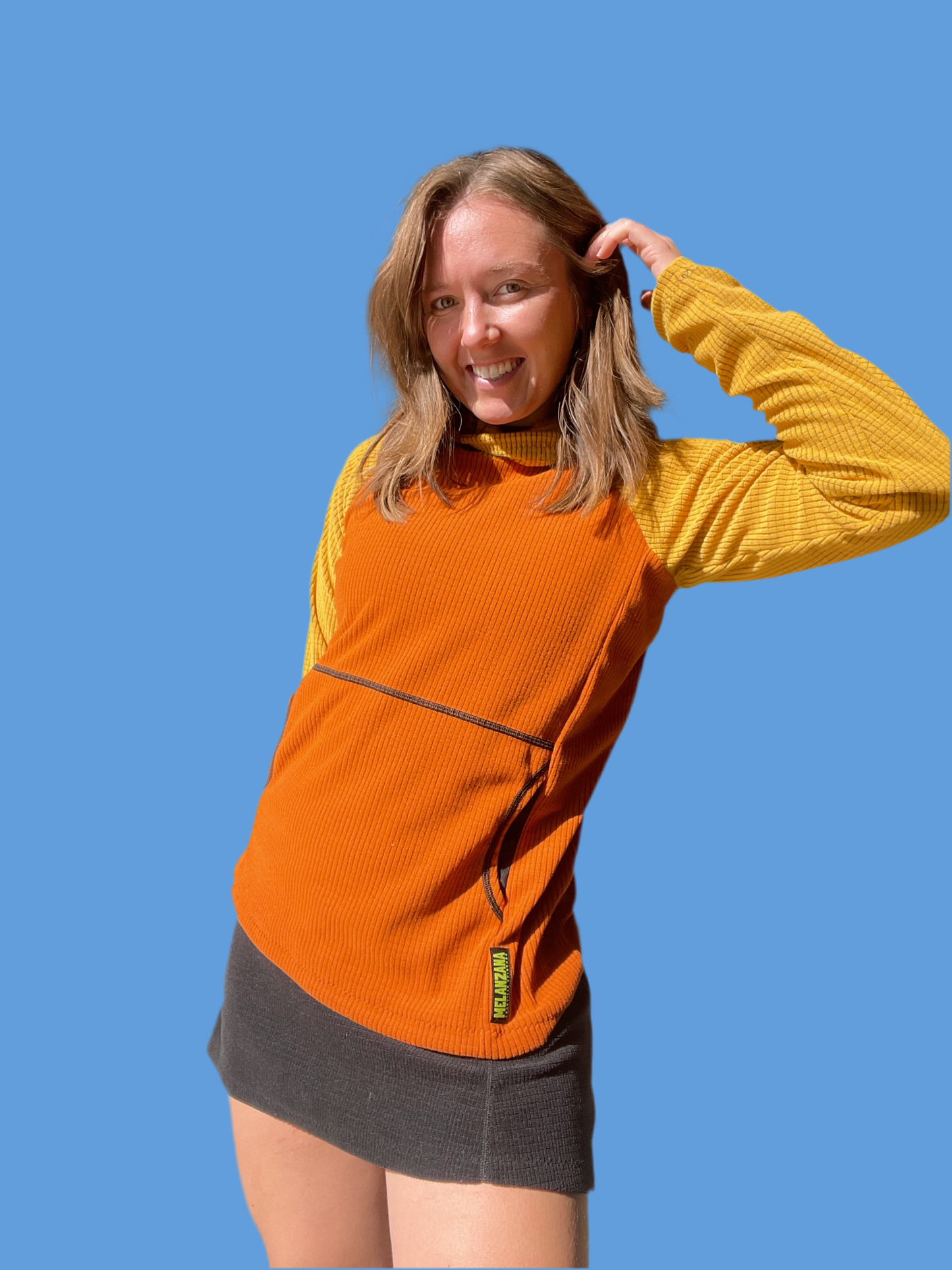 Melanzana Microgrid Hoodie - NEW (Women’s S)