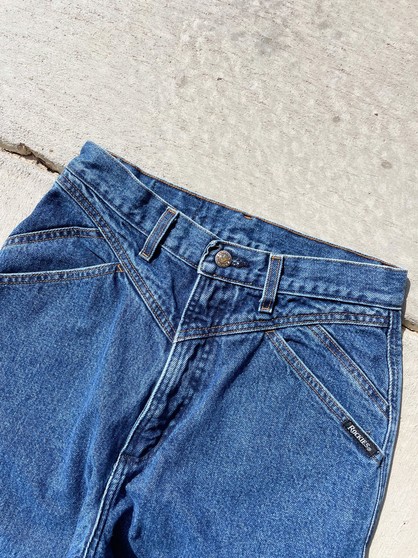 Vintage Dark Wash Rockies Jeans (26)