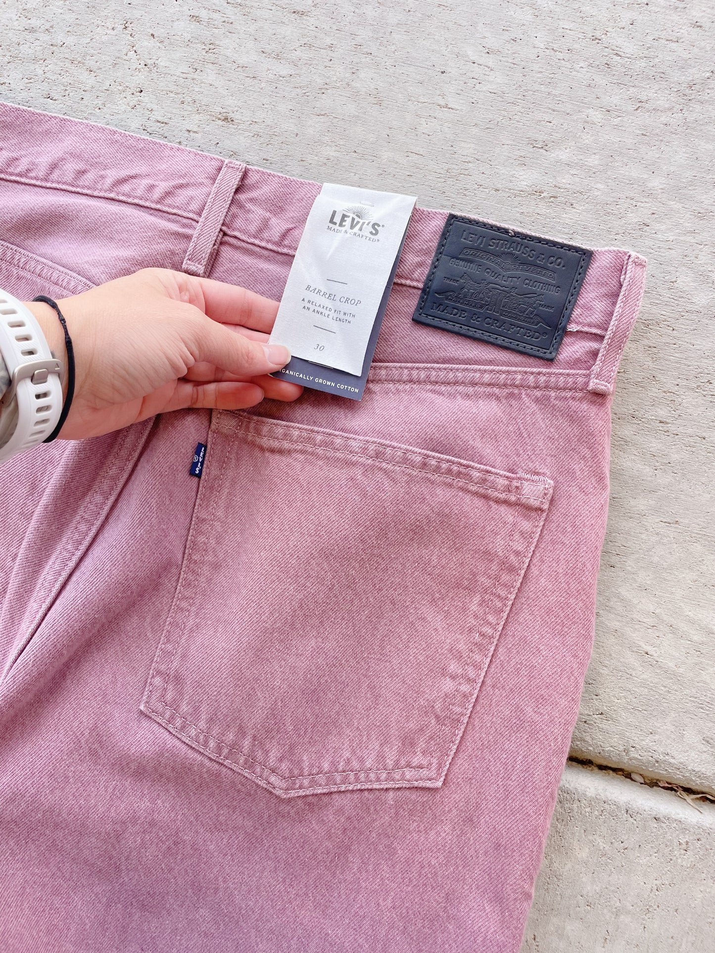 Levi's Made & Crafted Barrel Crop Jeans - NEW (32)