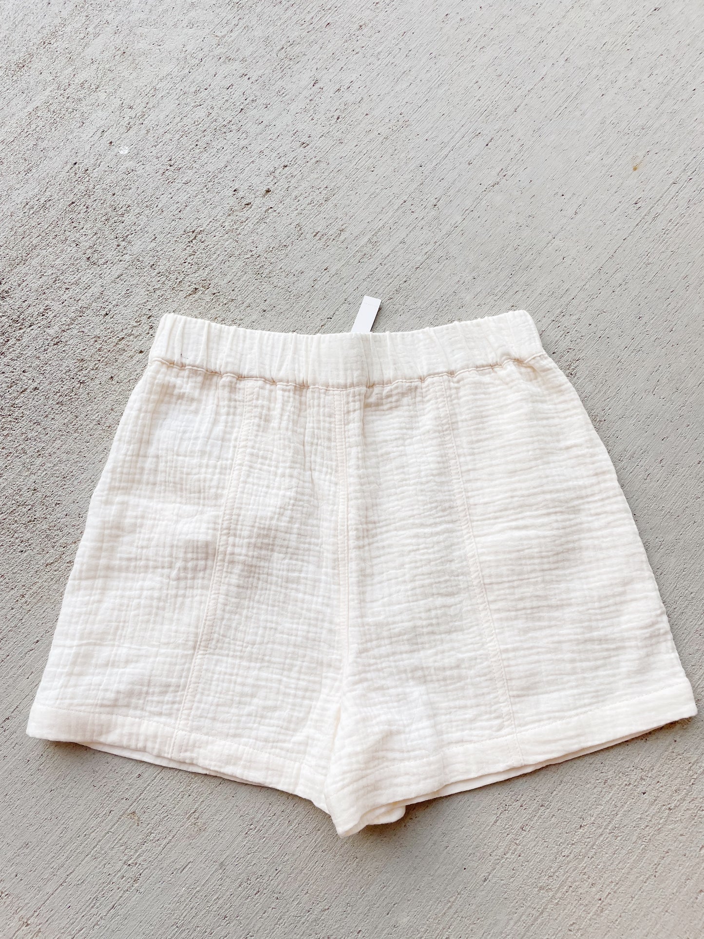 Madewell Gauze Cream Shorts - NEW (S/M)