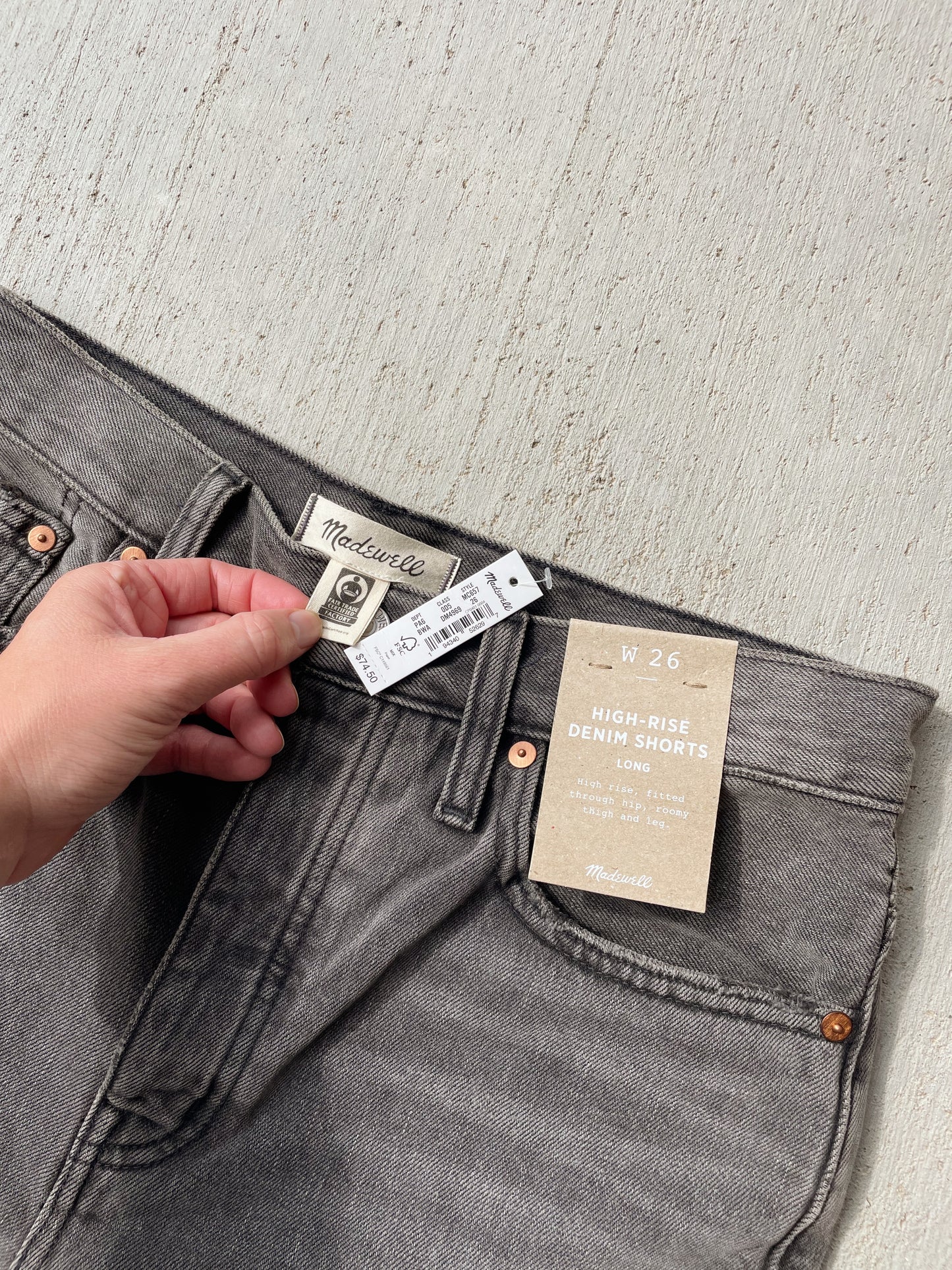 Madewell High Rise Denim Shorts - NEW (28)